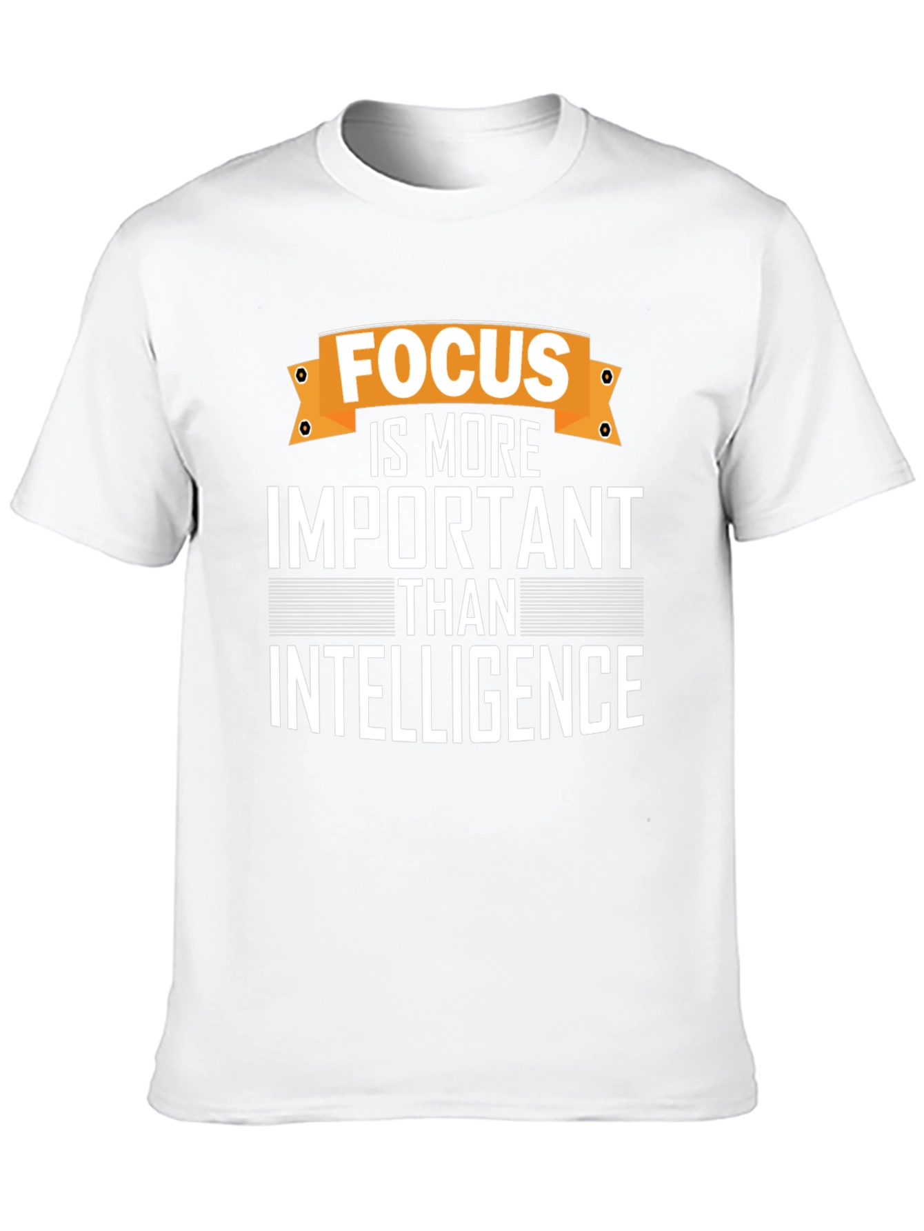 Focus Over Intelligence Graphic Tee - Motivational T-Shirt