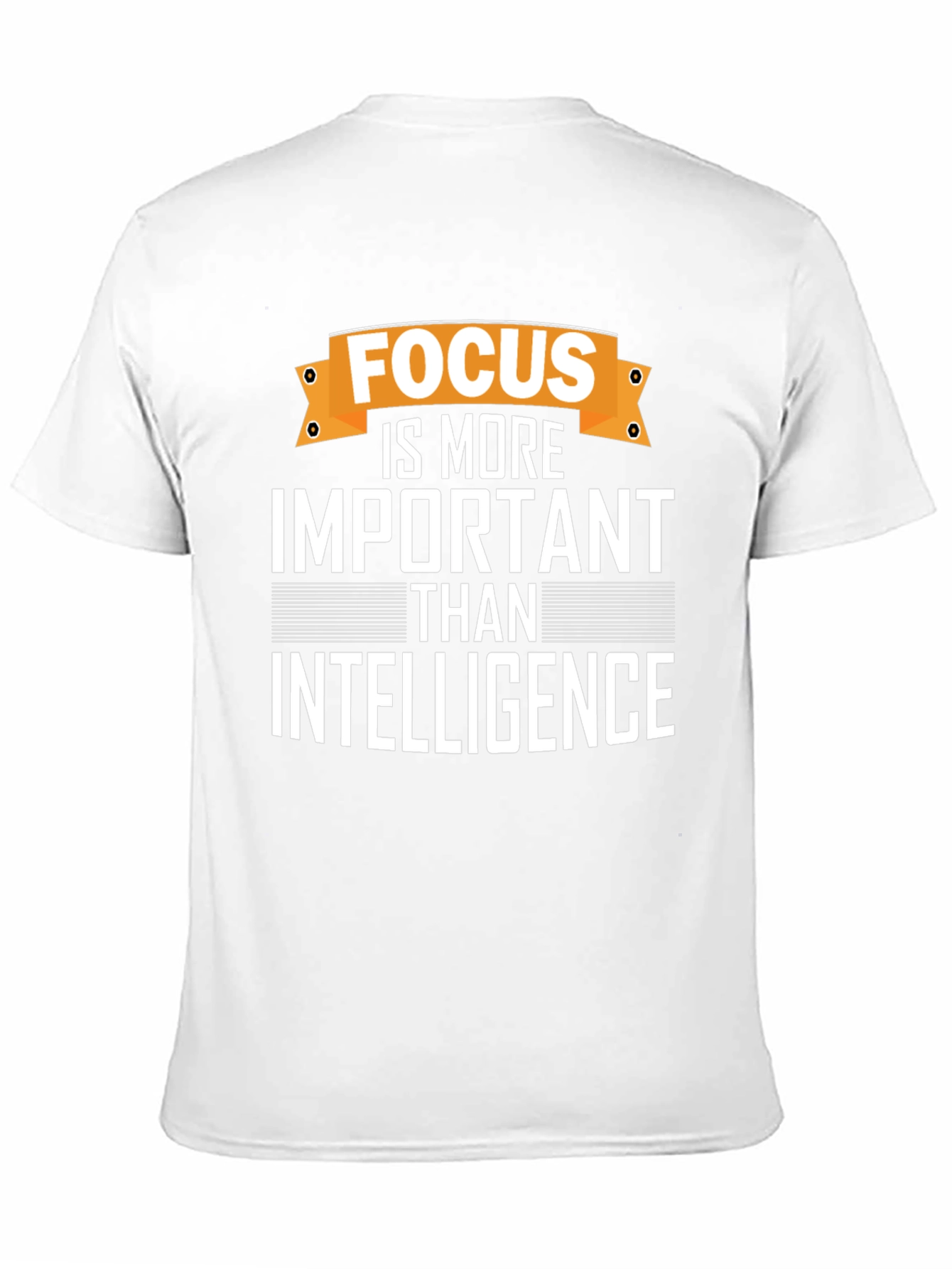 Focus Over Intelligence Graphic Tee - Motivational T-Shirt