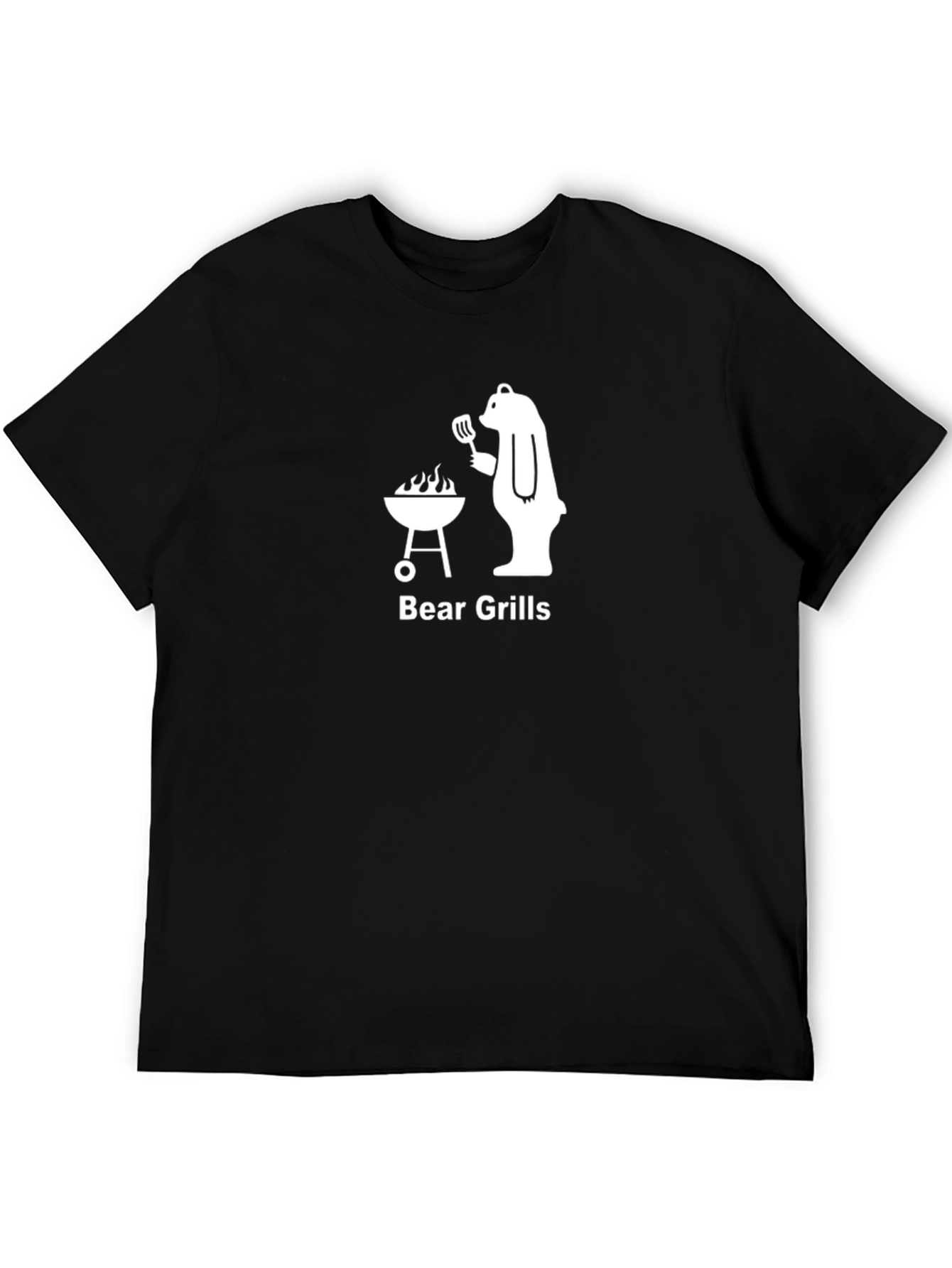 Bear Grills T-Shirt - Funny BBQ Graphic Tee
