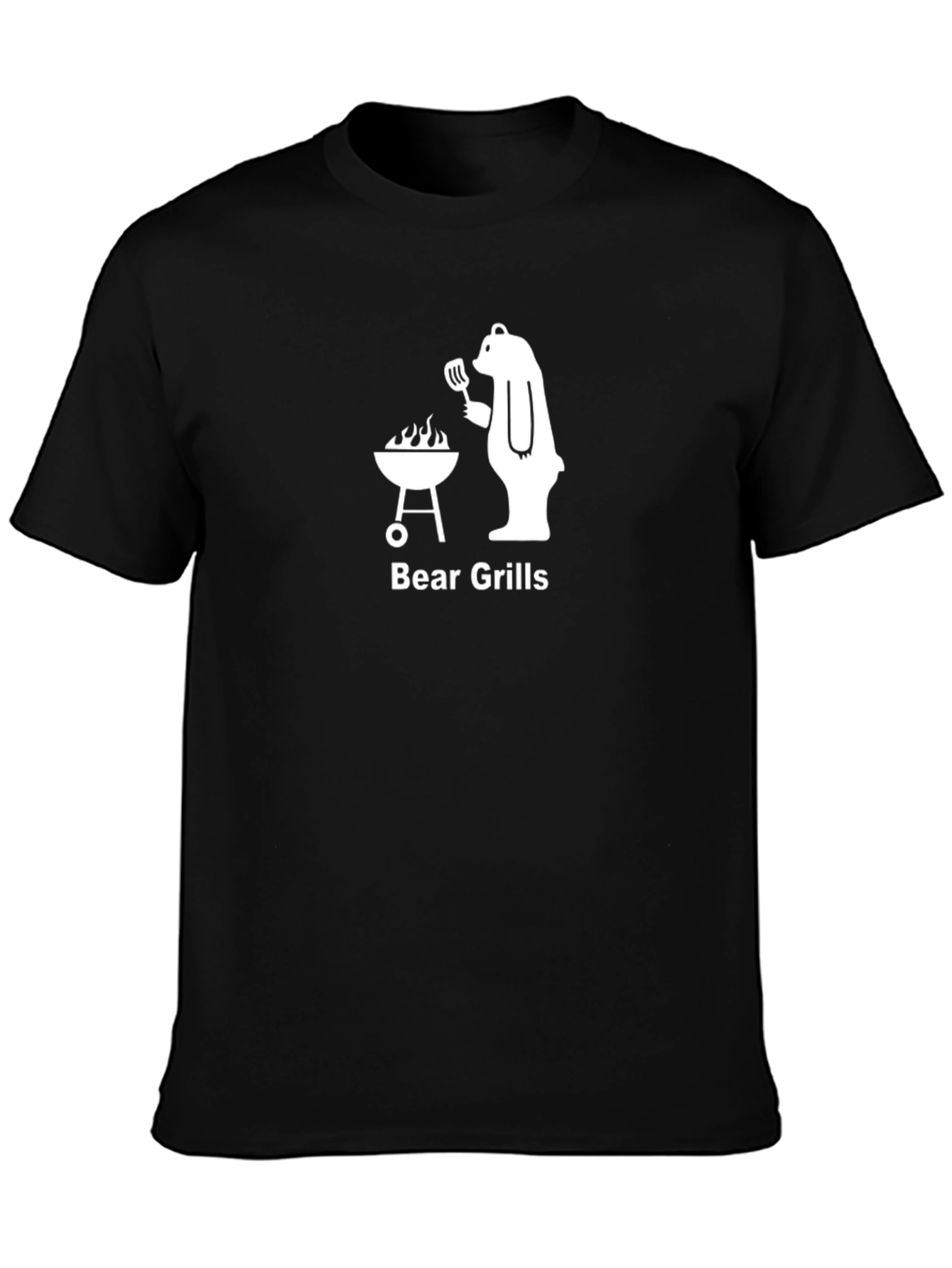 Bear Grills T-Shirt - Funny BBQ Graphic Tee