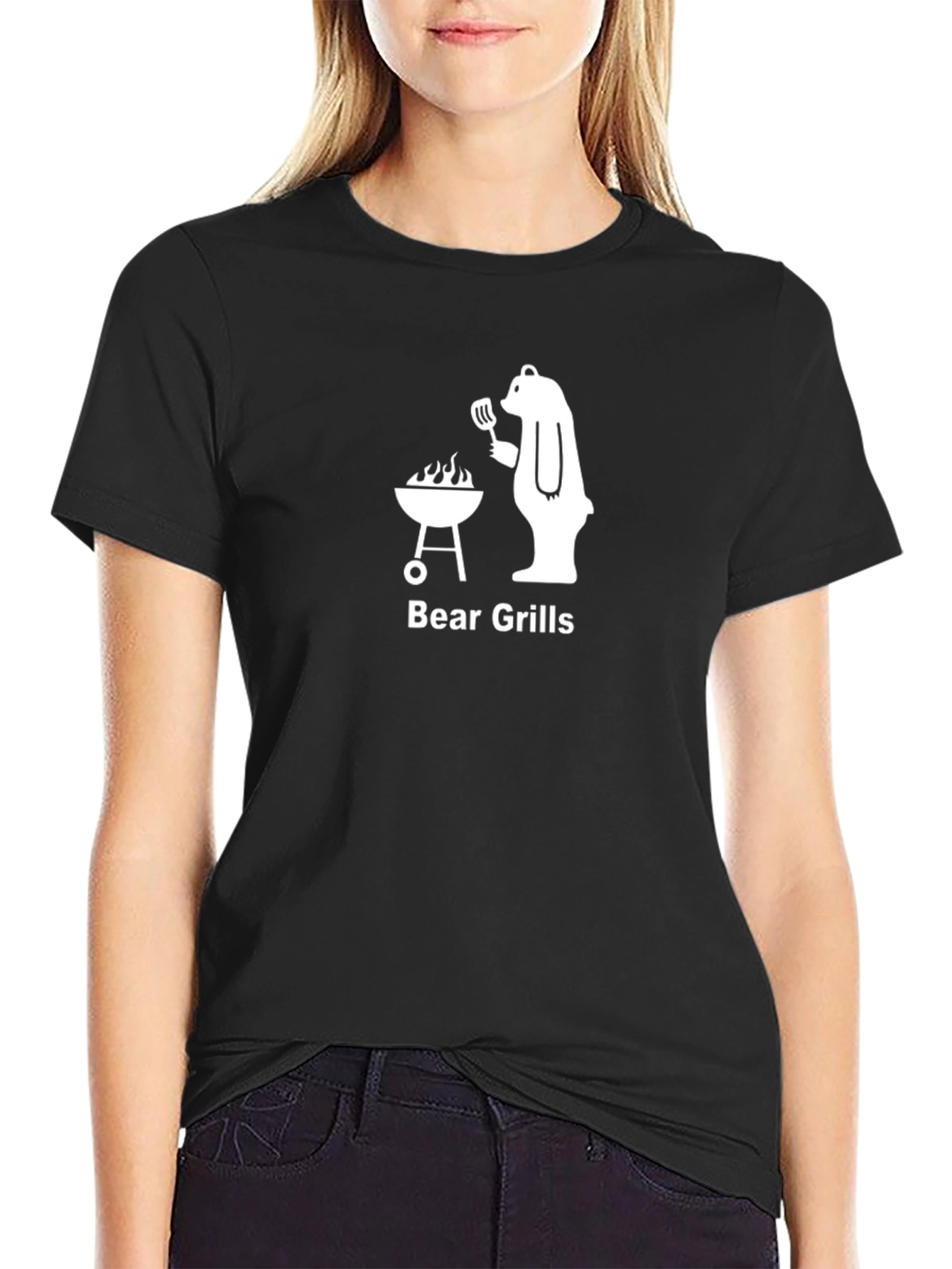 Bear Grills T-Shirt - Funny BBQ Graphic Tee
