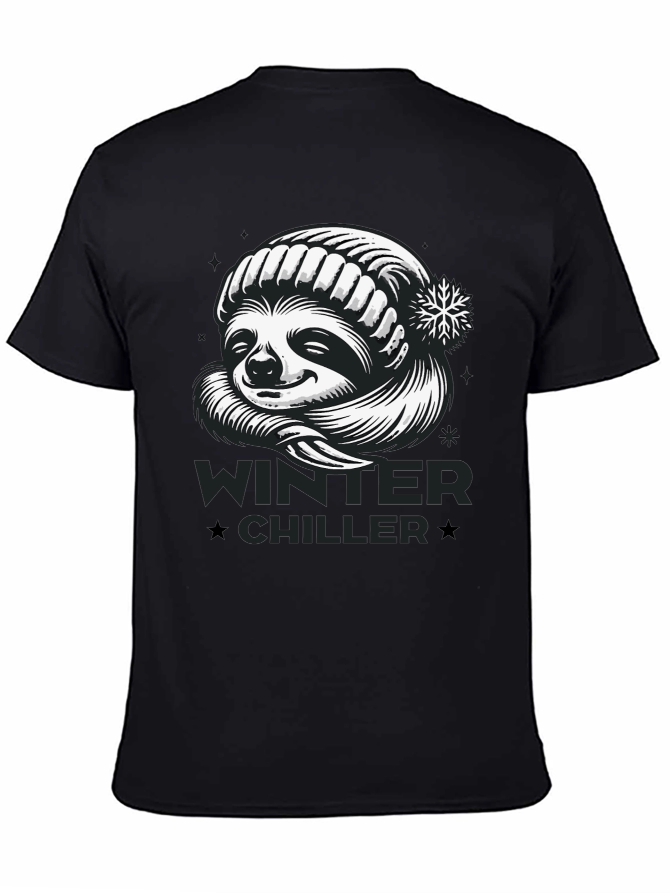 Winter Chiller Sloth Graphic Tee