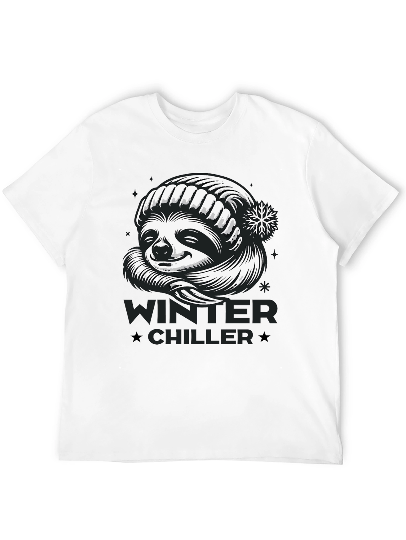 Winter Chiller Sloth Graphic Tee