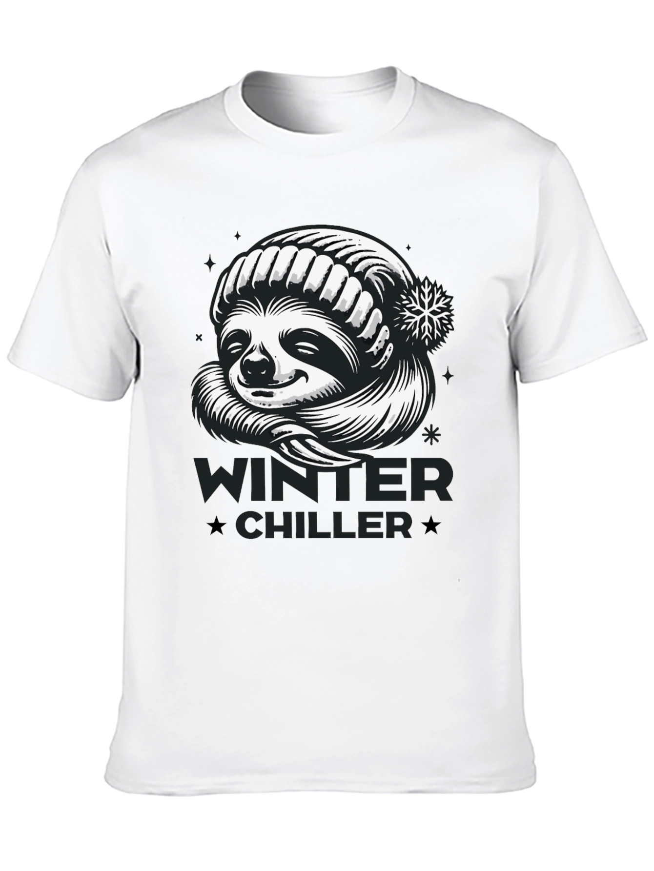 Winter Chiller Sloth Graphic Tee