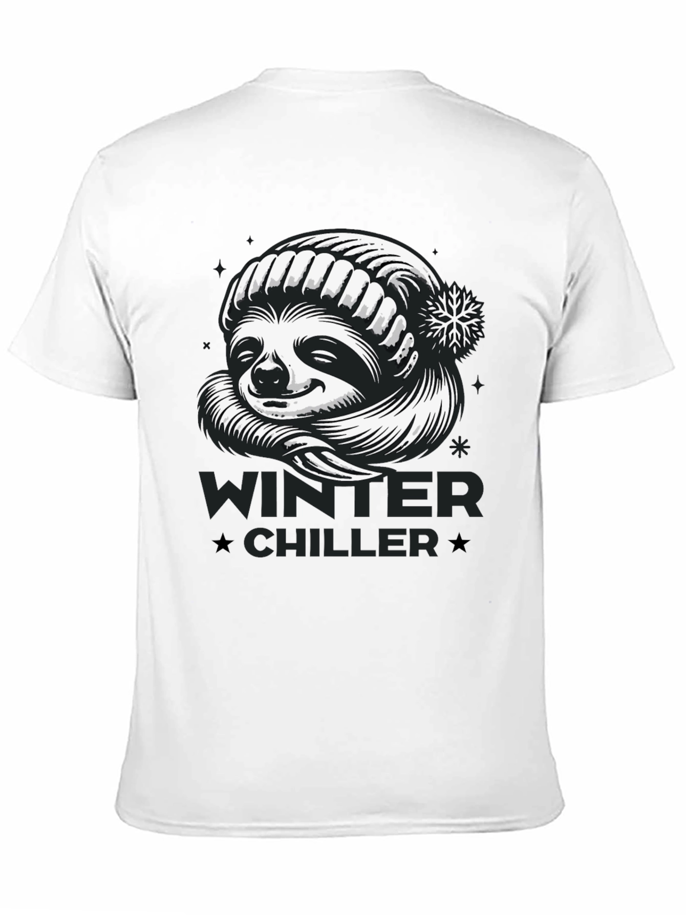 Winter Chiller Sloth Graphic Tee