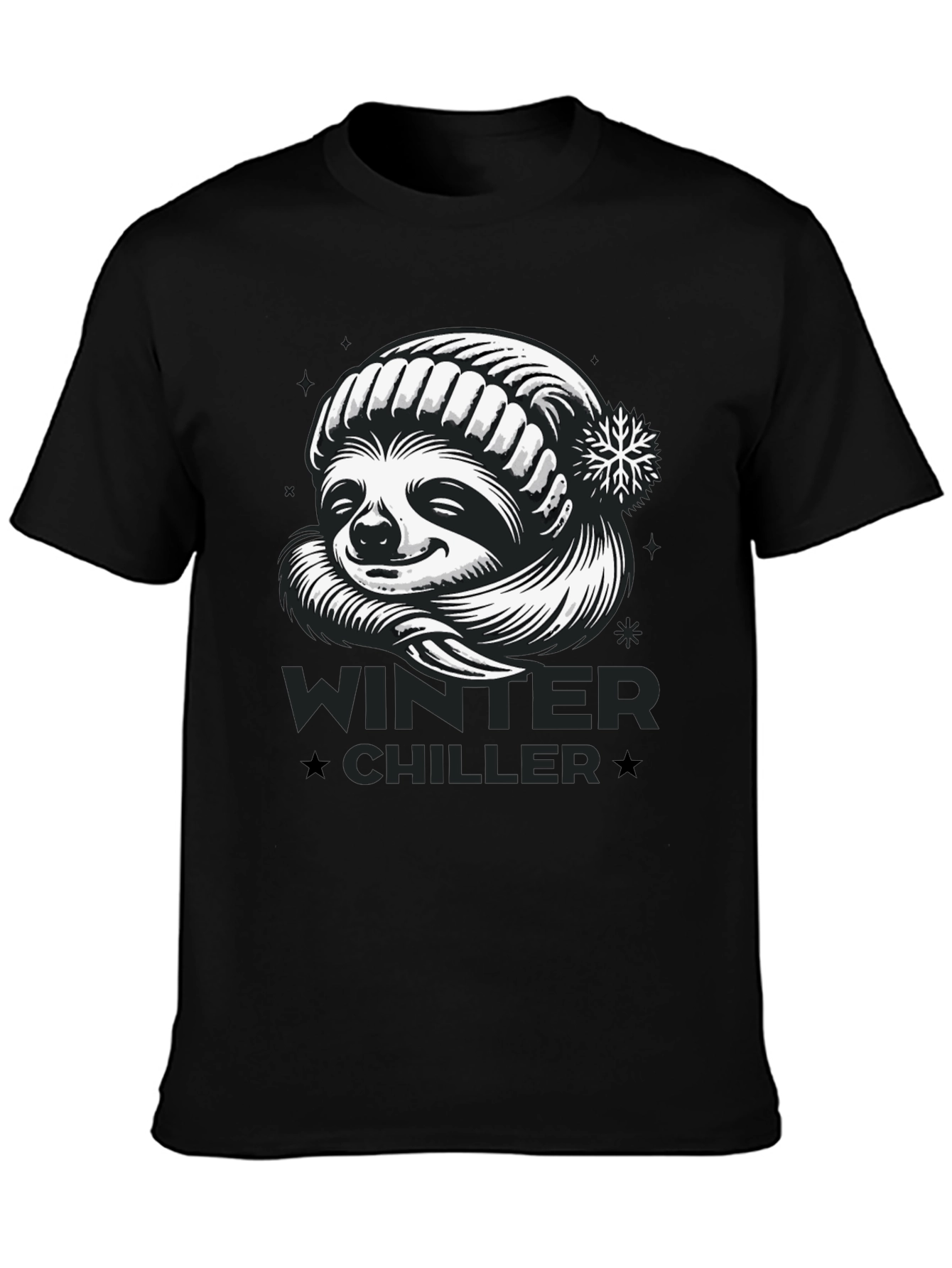 Winter Chiller Sloth Graphic Tee