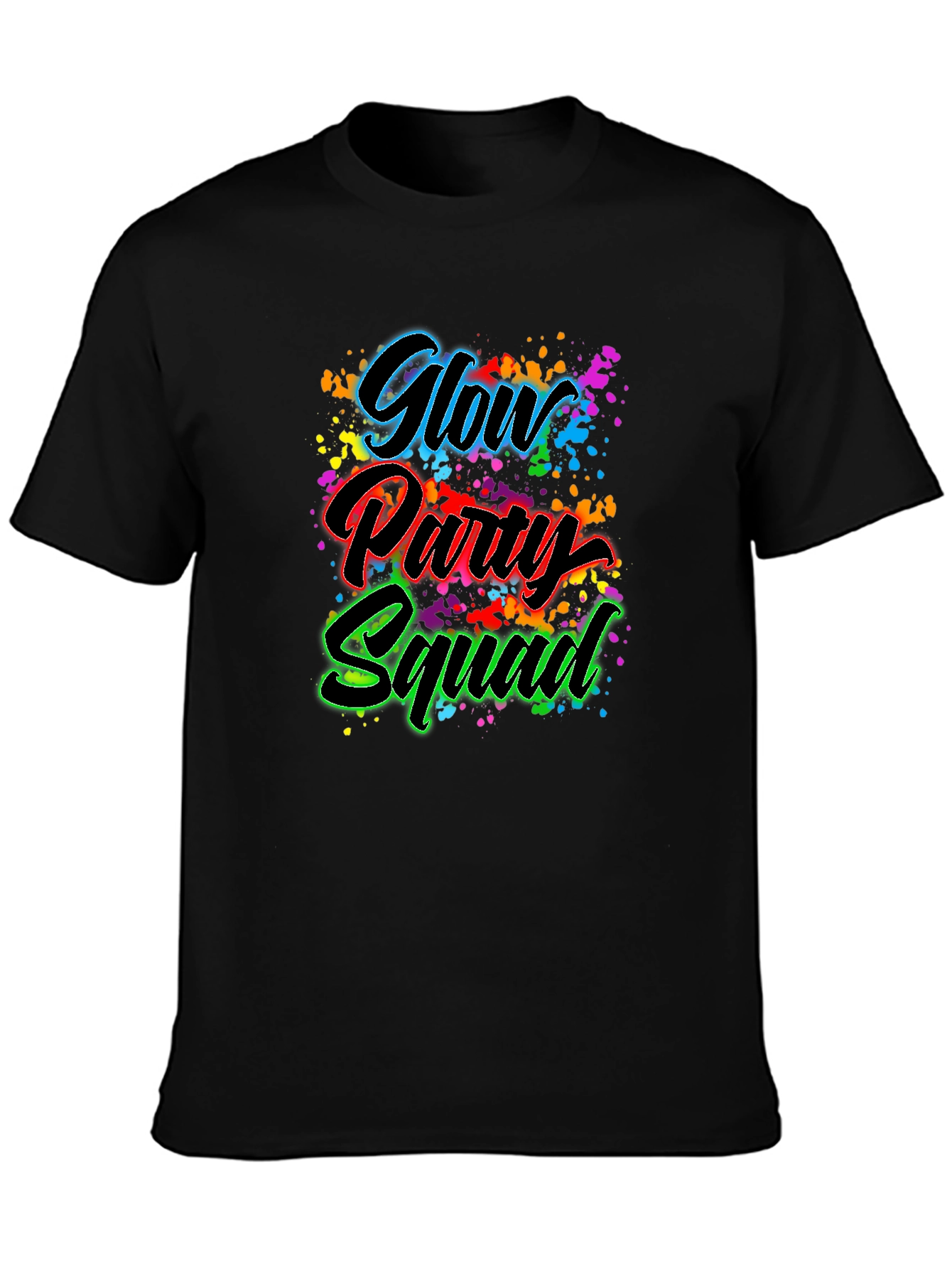 Glow Party Squad Graphic T-Shirt