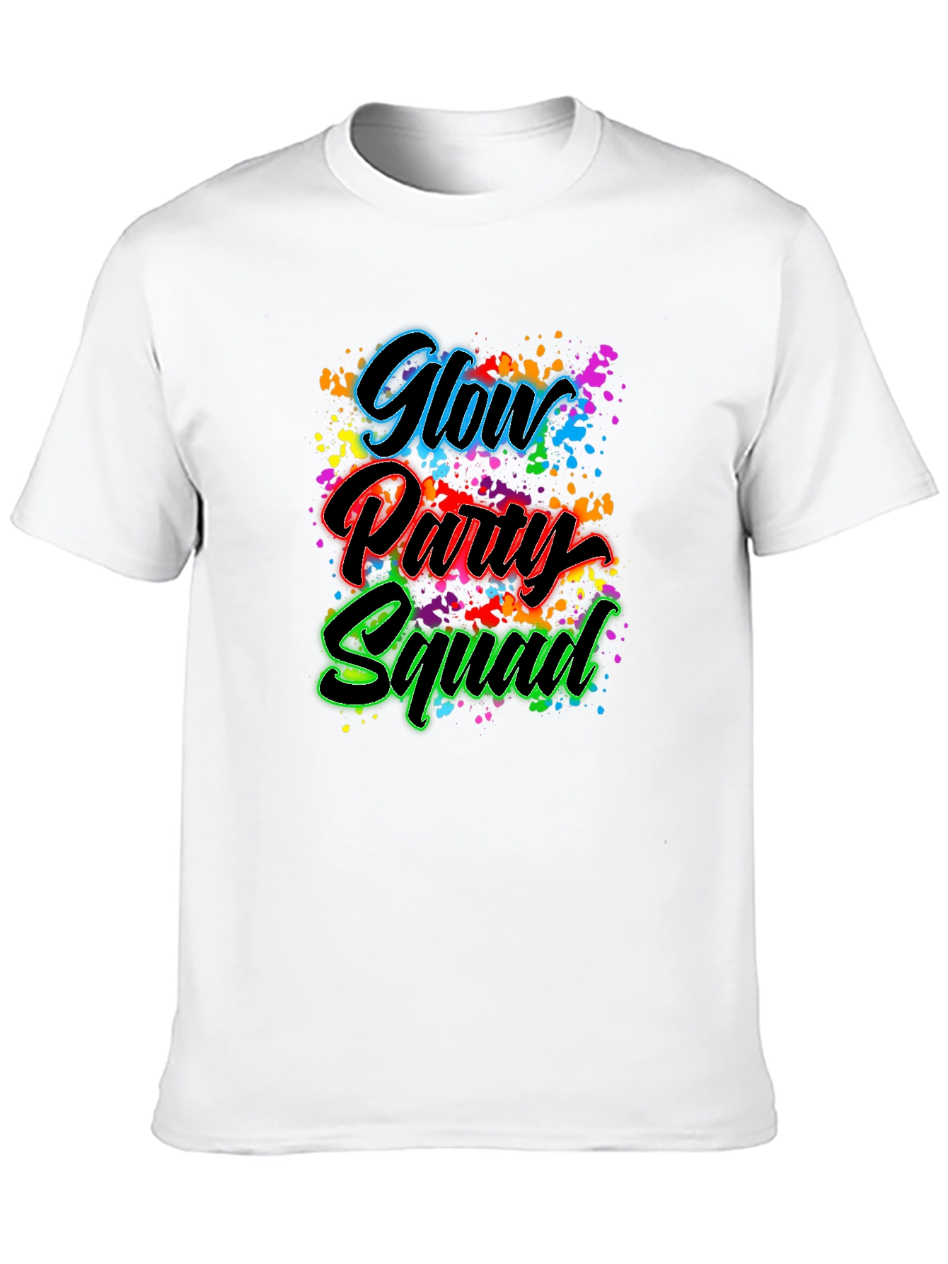 Glow Party Squad Graphic T-Shirt