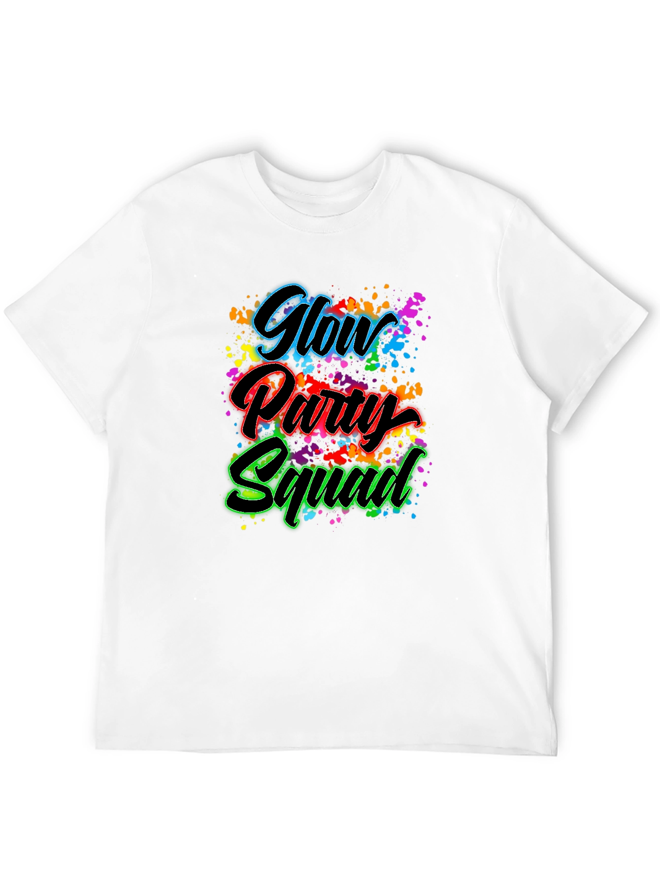Glow Party Squad Graphic T-Shirt