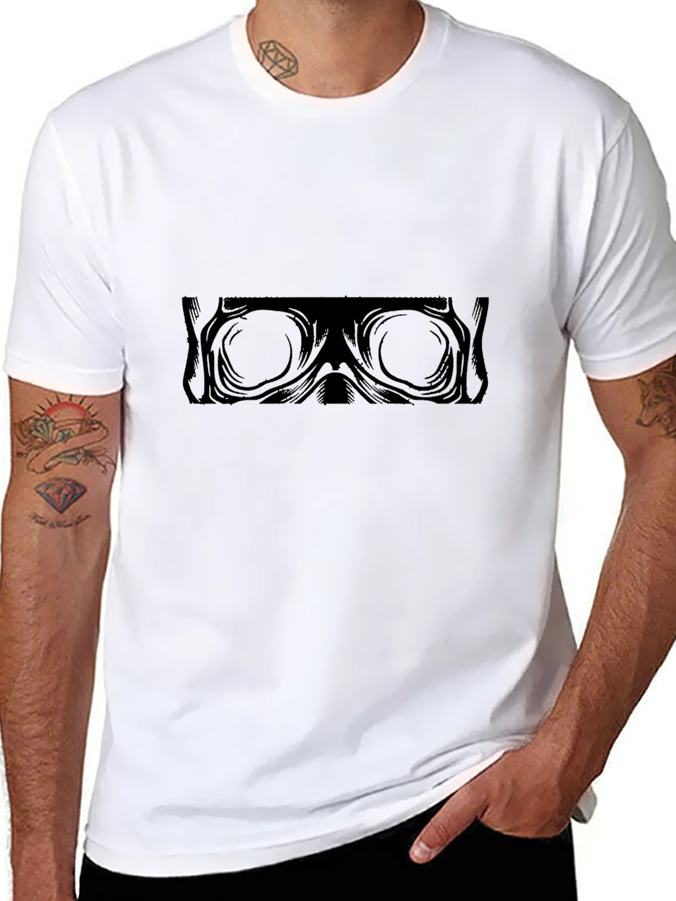 Eye See You Black Graphic Tee