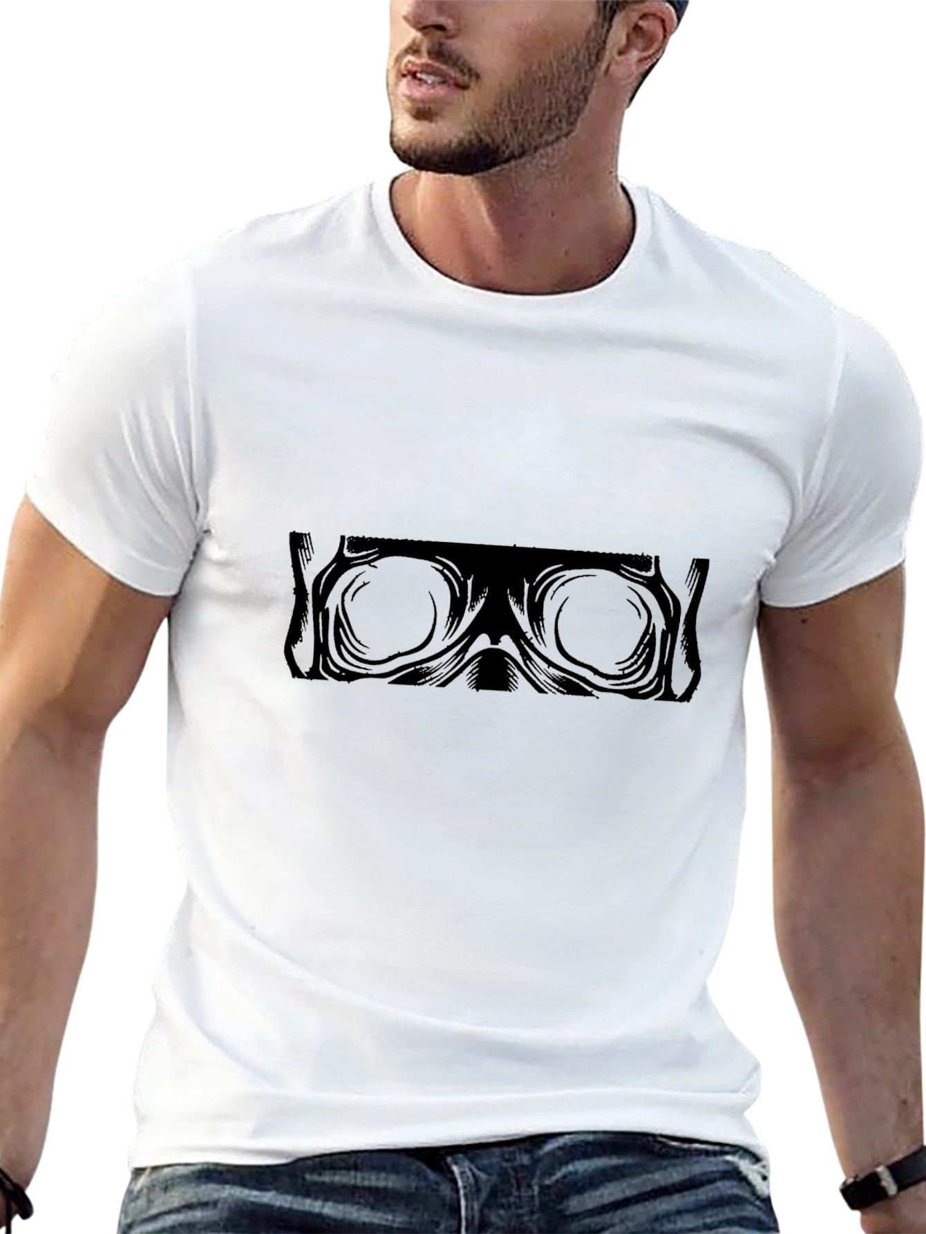 Eye See You Black Graphic Tee