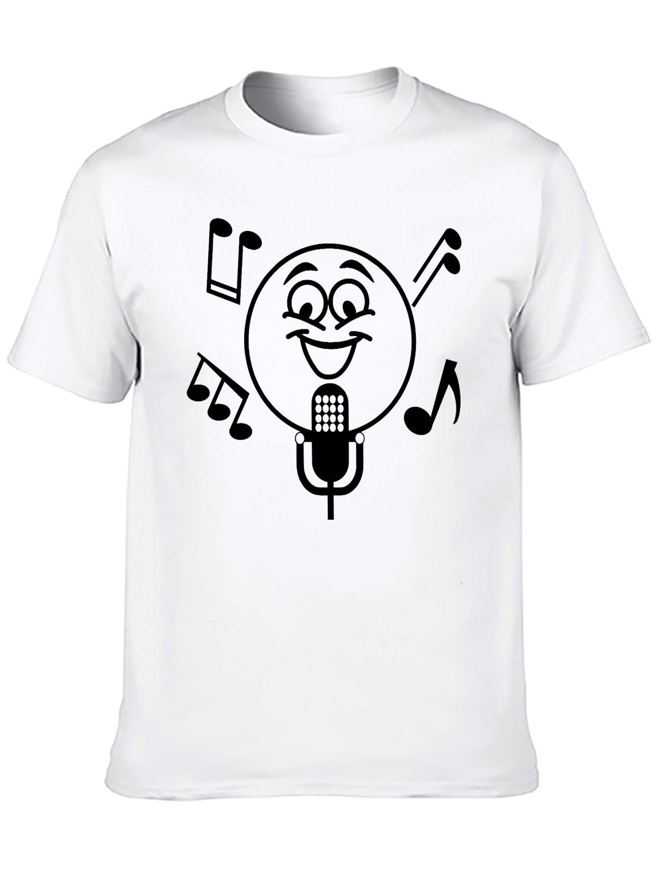 Smiley Face Music T-Shirt