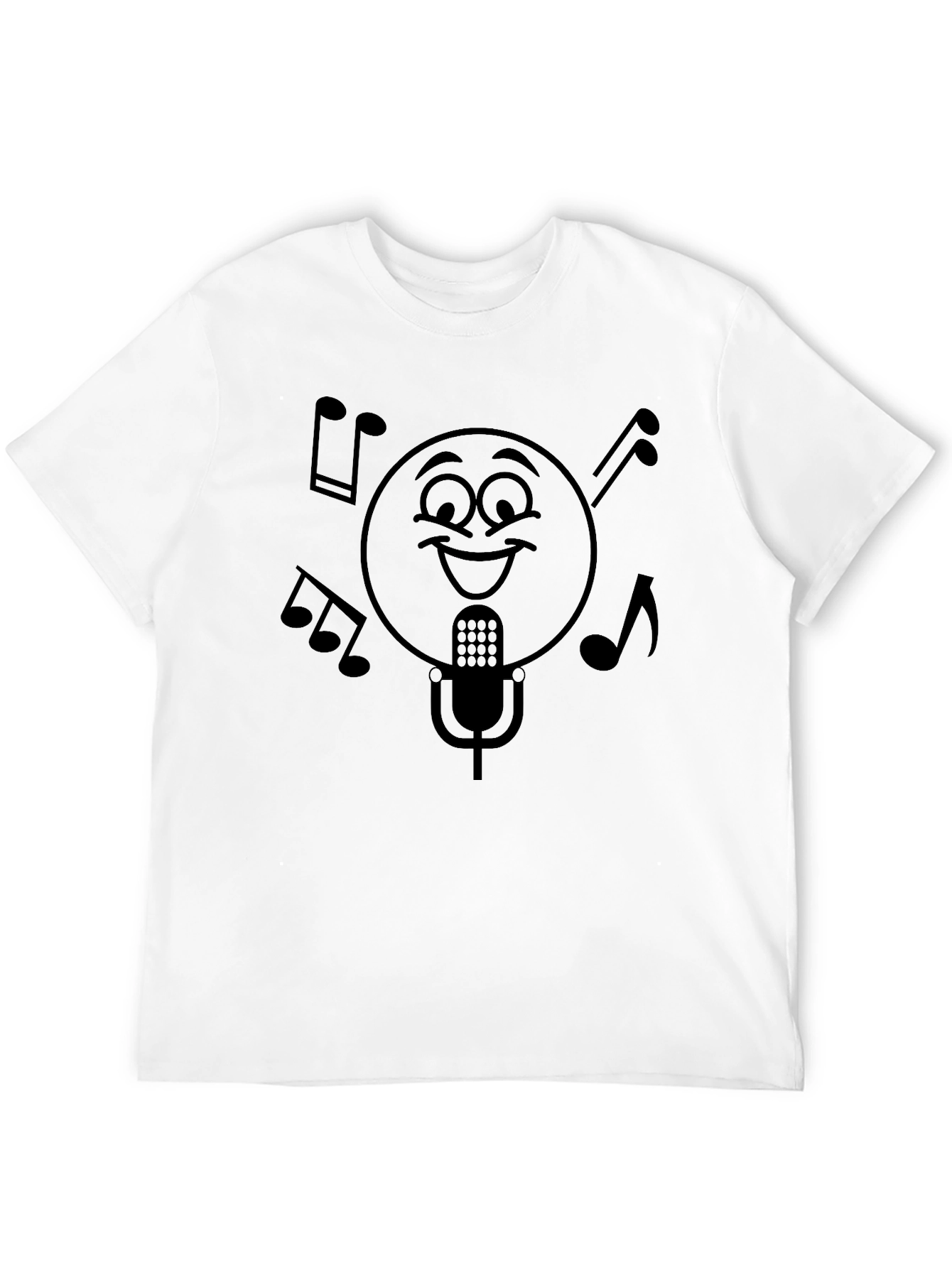Smiley Face Music T-Shirt