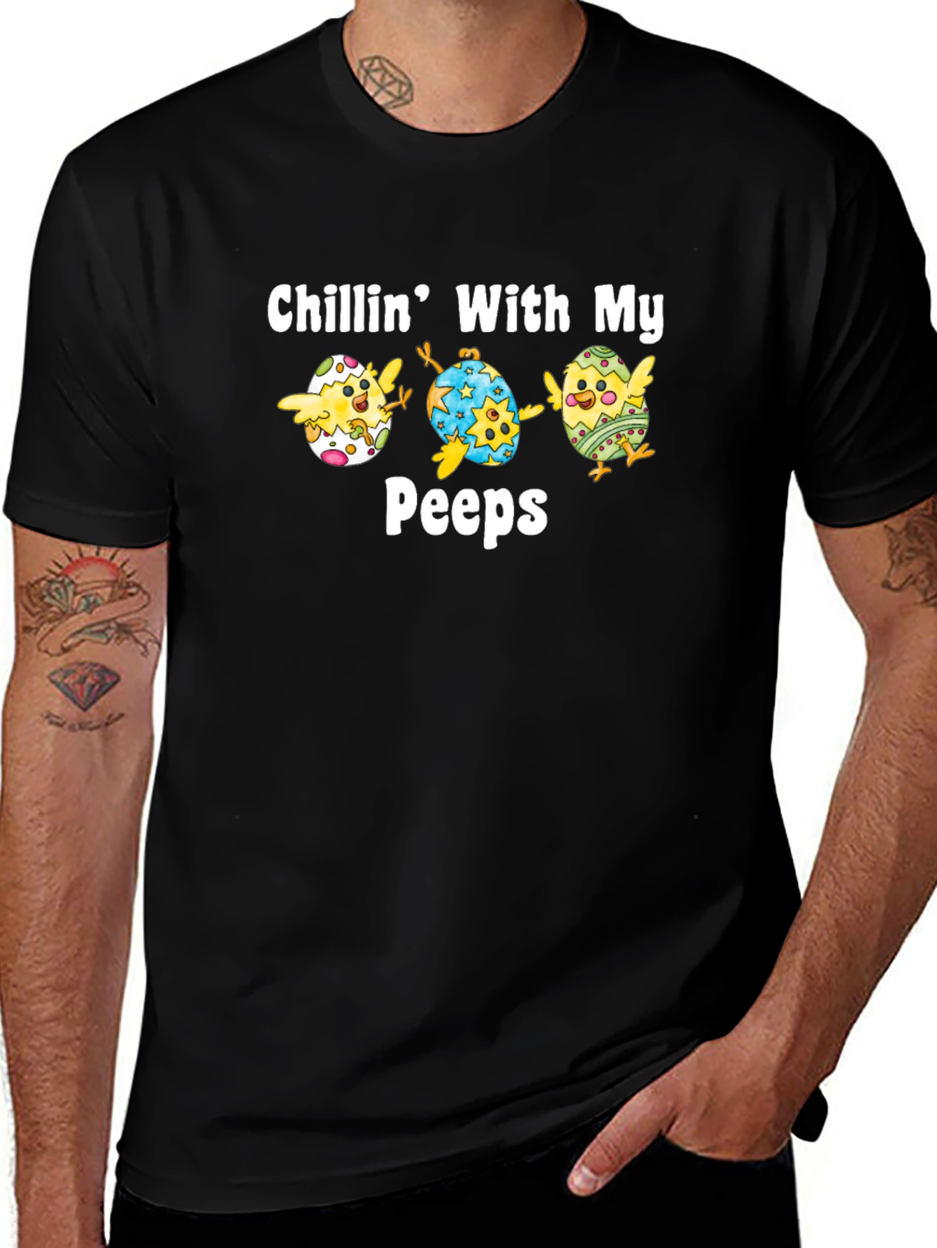 Chillin With My Peeps Easter T-Shirt