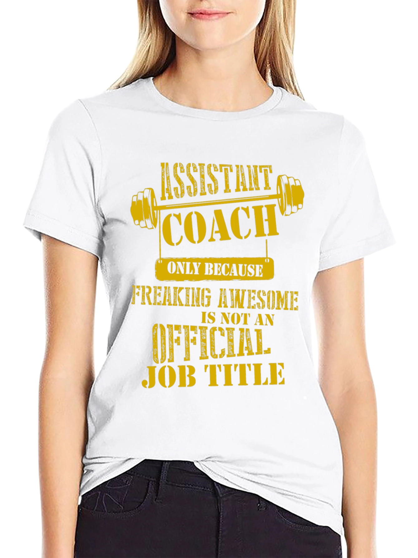 Assistant Coach Freaking Awesome Job Title T-Shirt