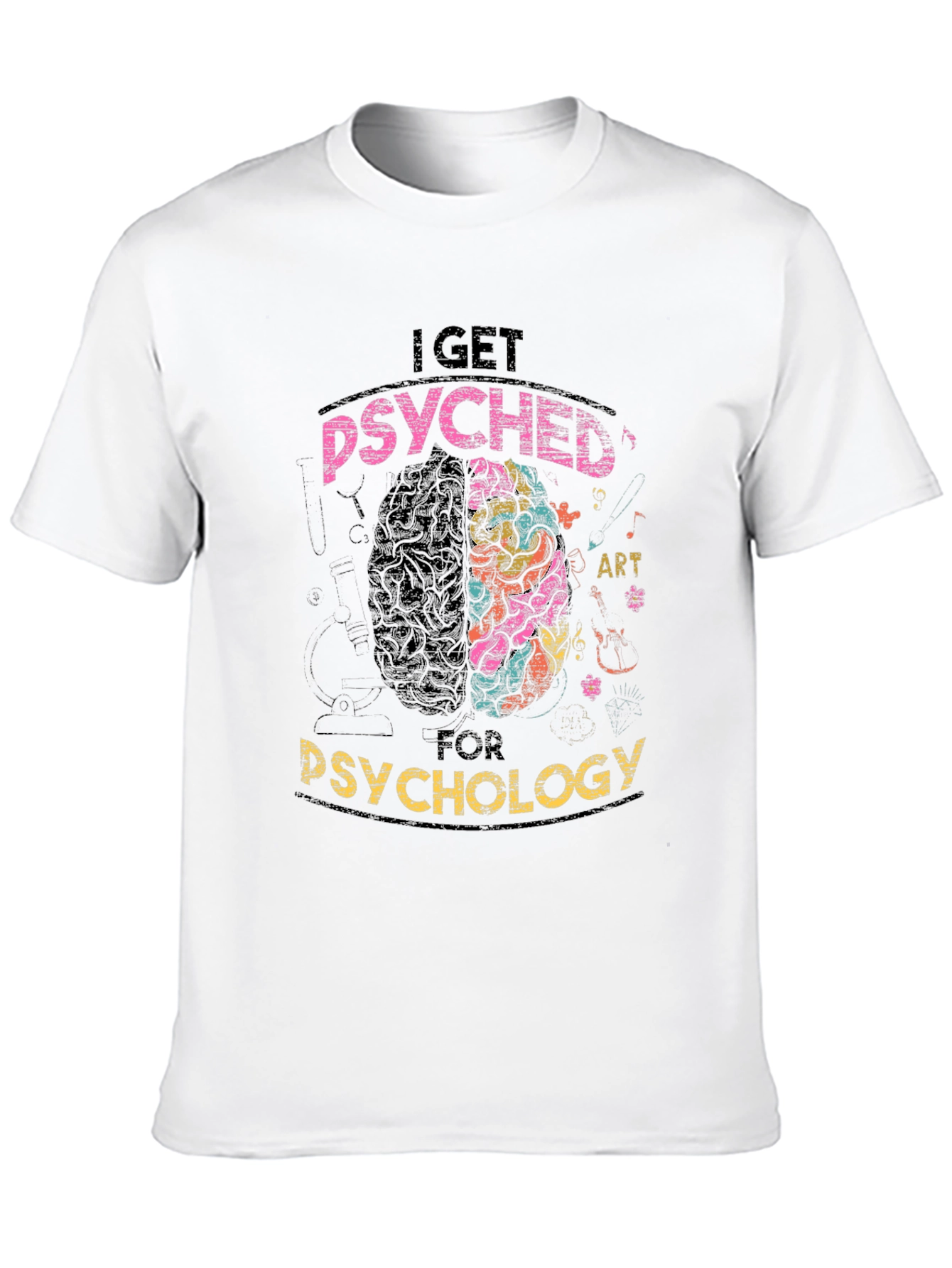 Psyched For Psychology Graphic T-Shirt