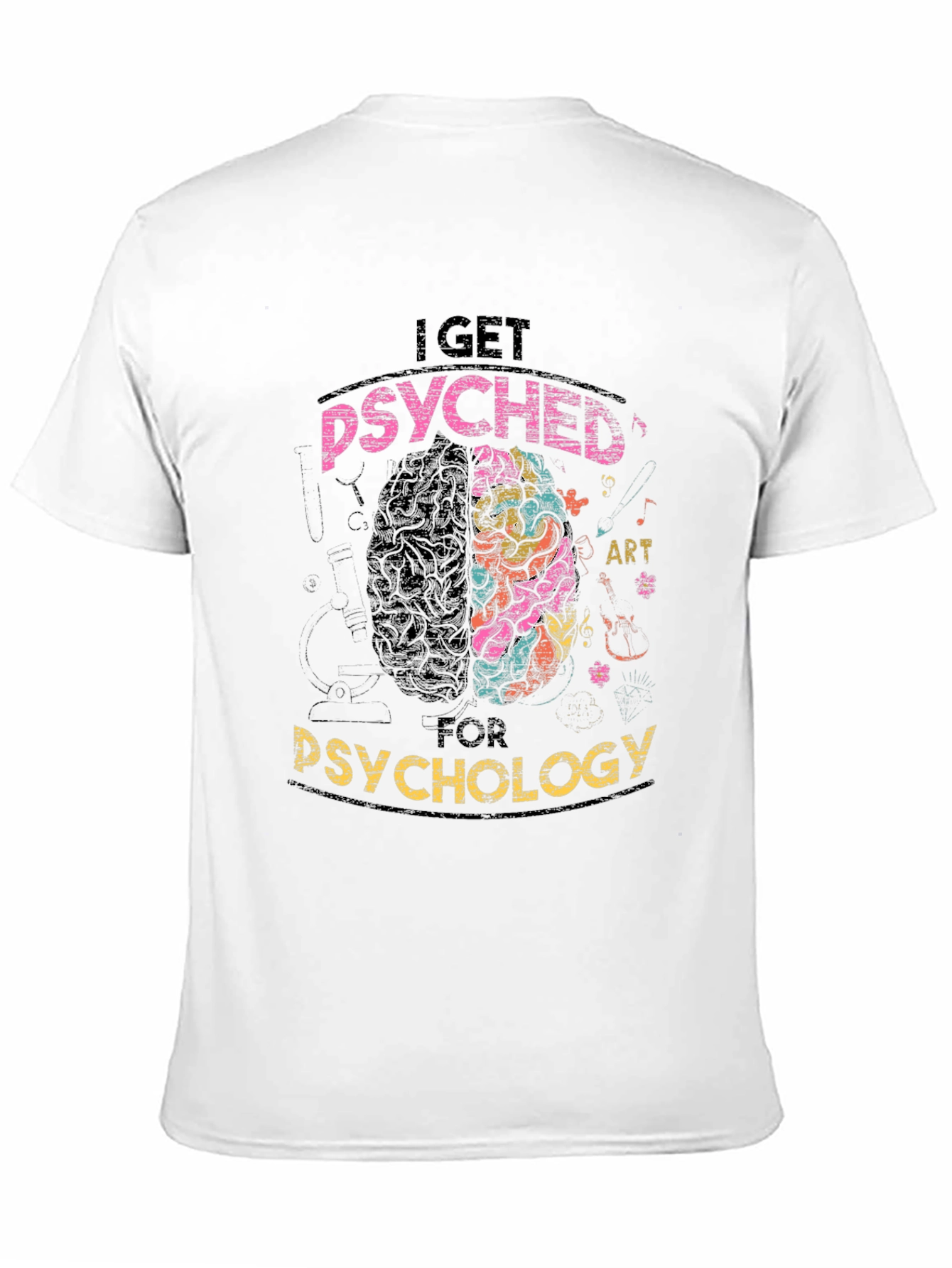 Psyched For Psychology Graphic T-Shirt