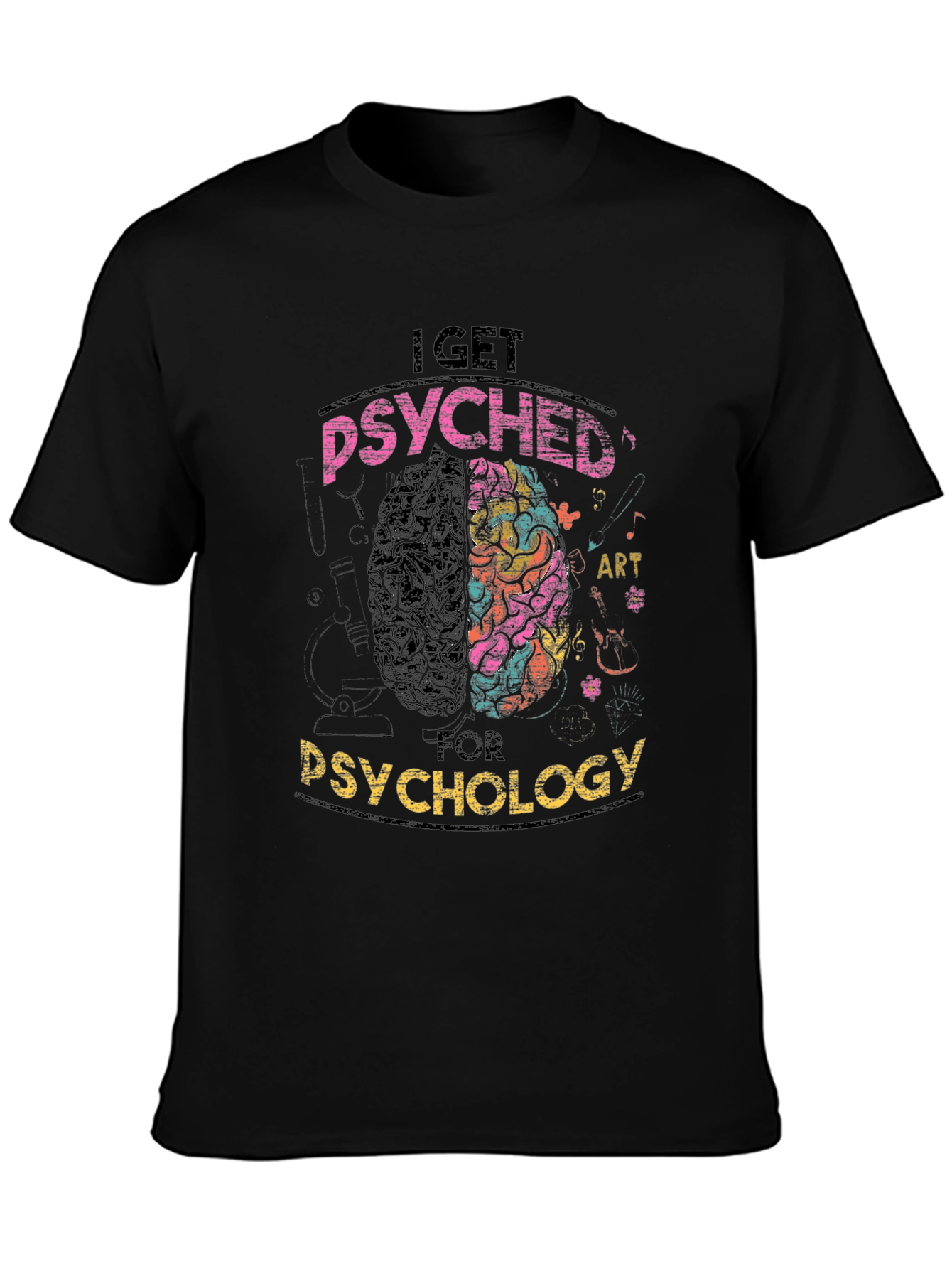 Psyched For Psychology Graphic T-Shirt