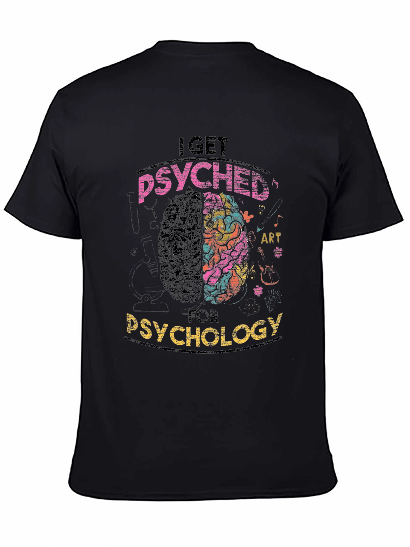 Psyched For Psychology Graphic T-Shirt