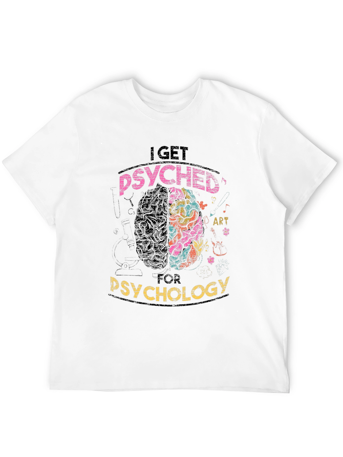 Psyched For Psychology Graphic T-Shirt