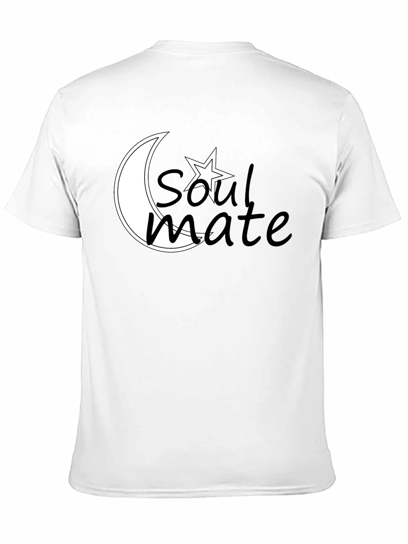 Soulmate Moon & Star T-Shirt - Romantic Design