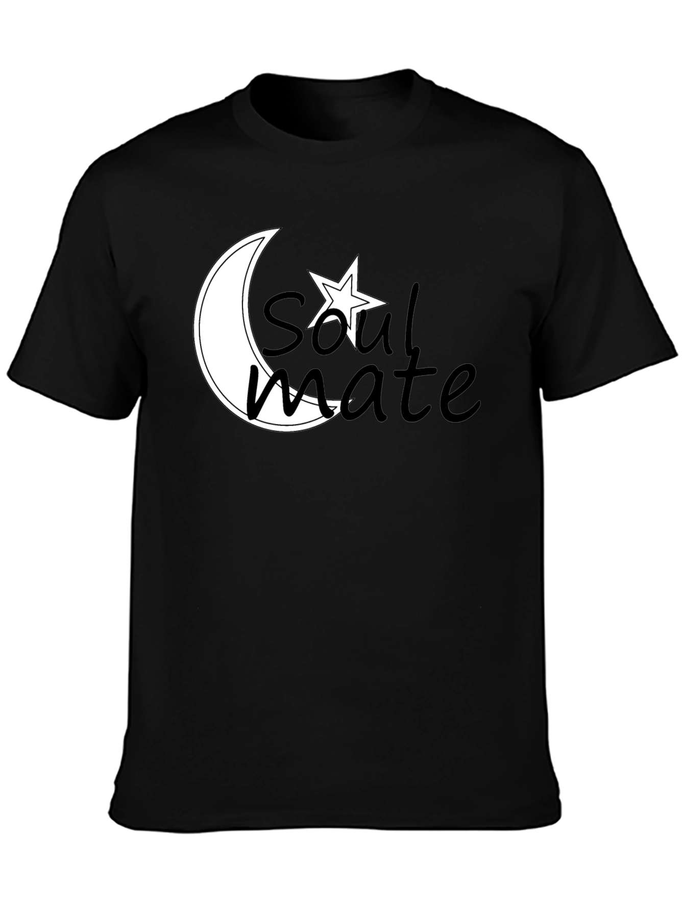 Soulmate Moon & Star T-Shirt - Romantic Design