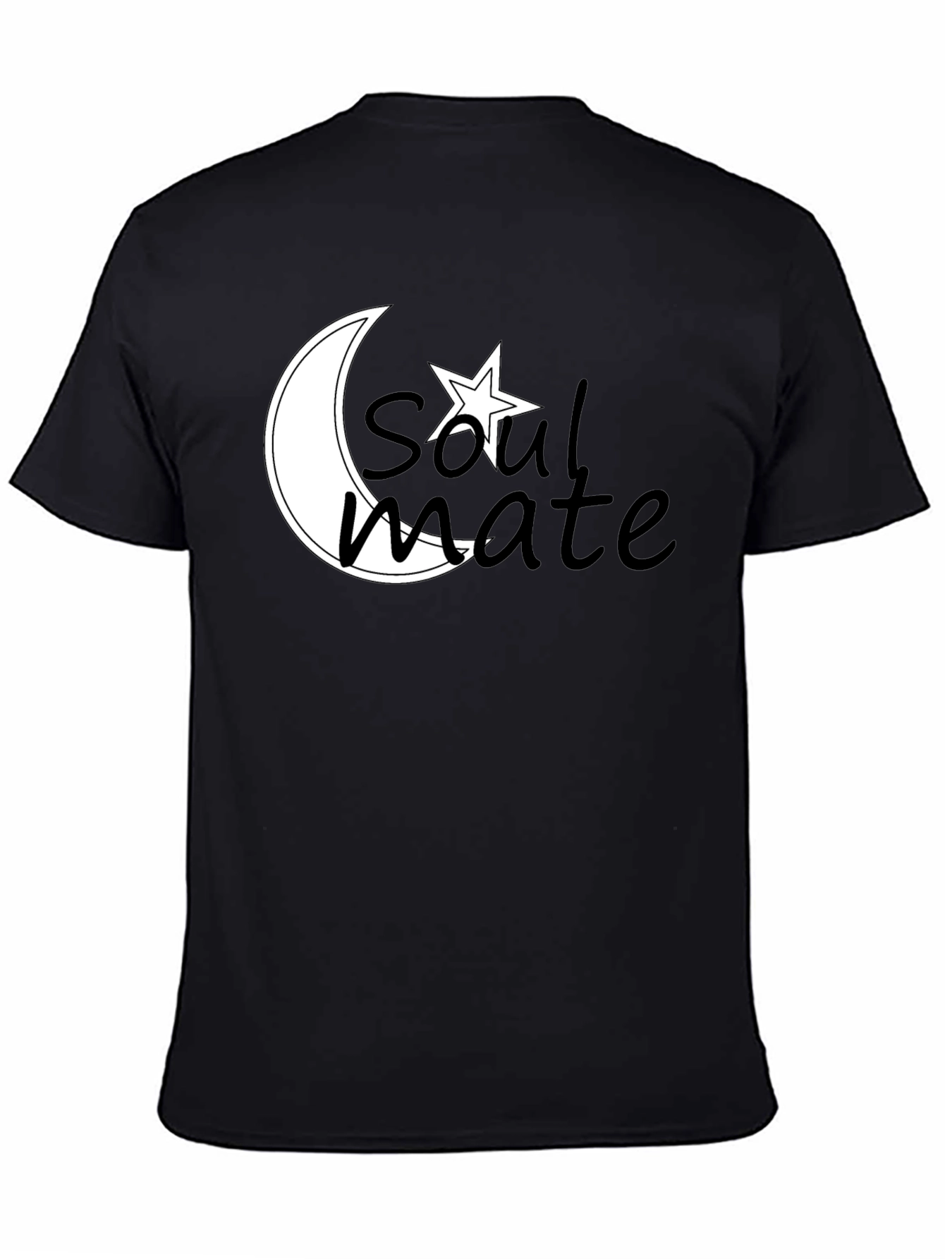 Soulmate Moon & Star T-Shirt - Romantic Design