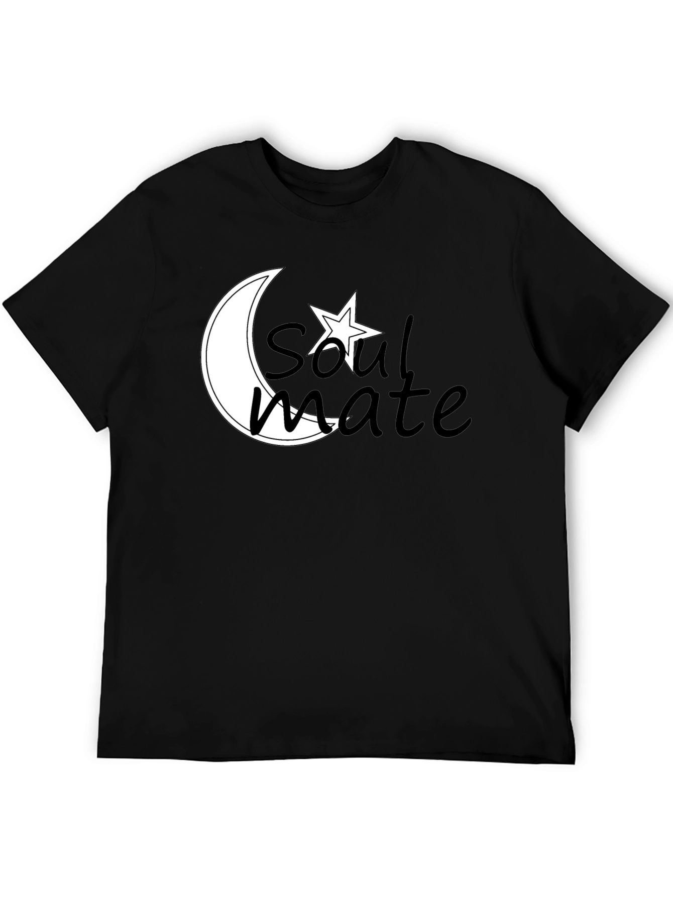 Soulmate Moon & Star T-Shirt - Romantic Design