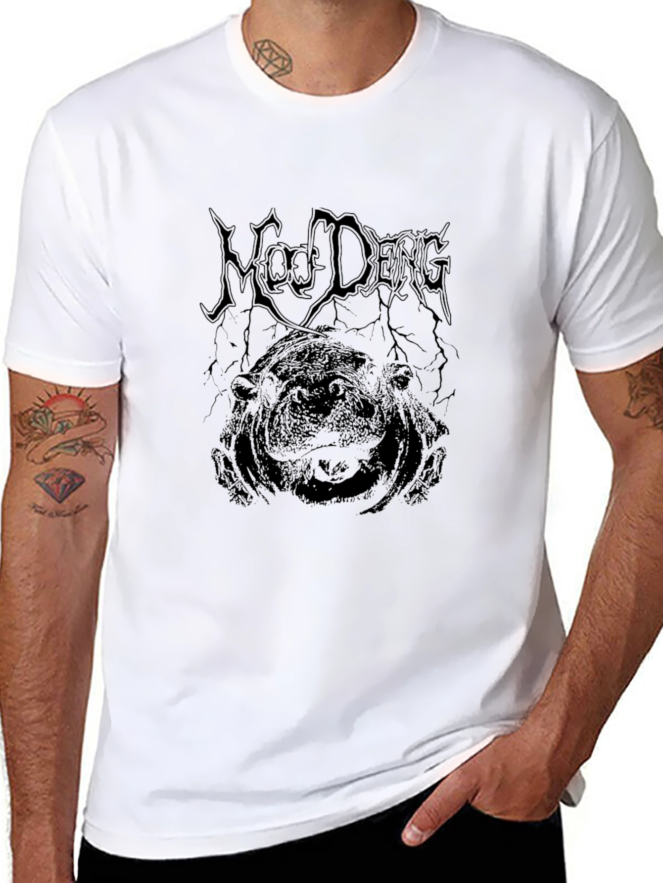 Mod Deng Black T-Shirt