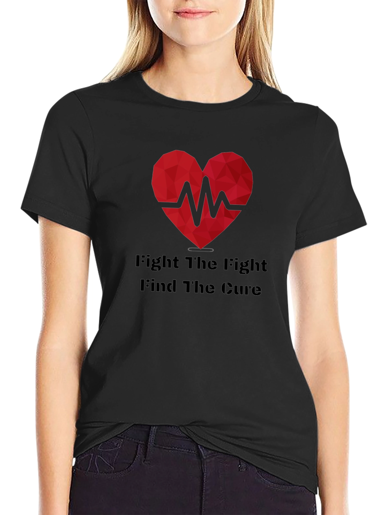 Fight The Fight Find The Cure Graphic T-Shirt