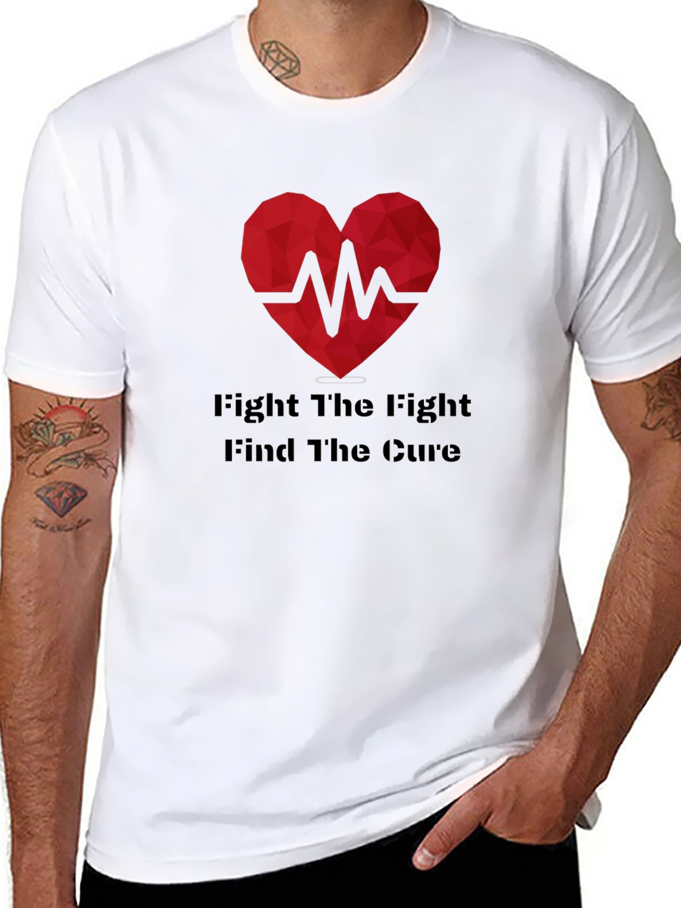 Fight The Fight Find The Cure Graphic T-Shirt