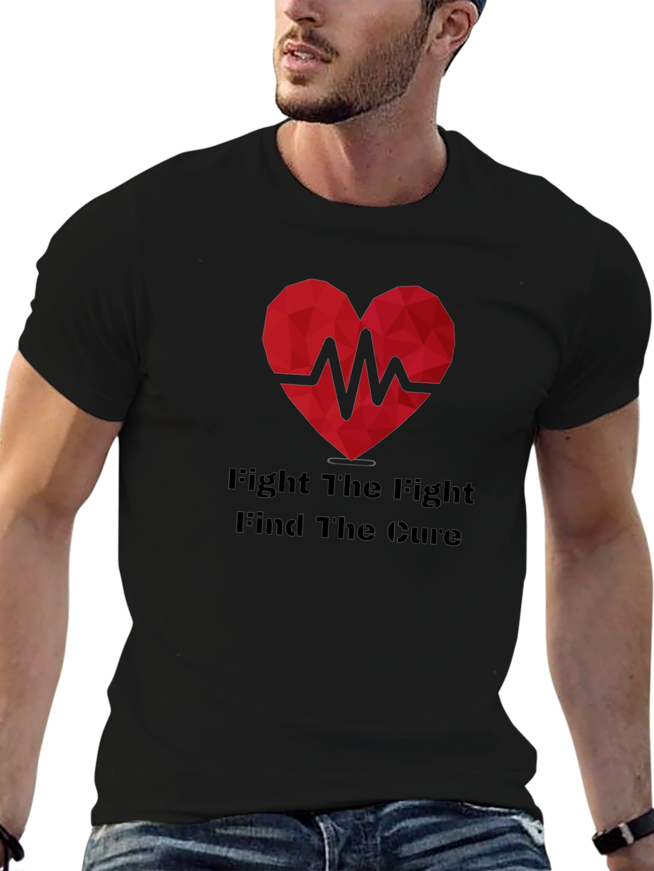 Fight The Fight Find The Cure Graphic T-Shirt