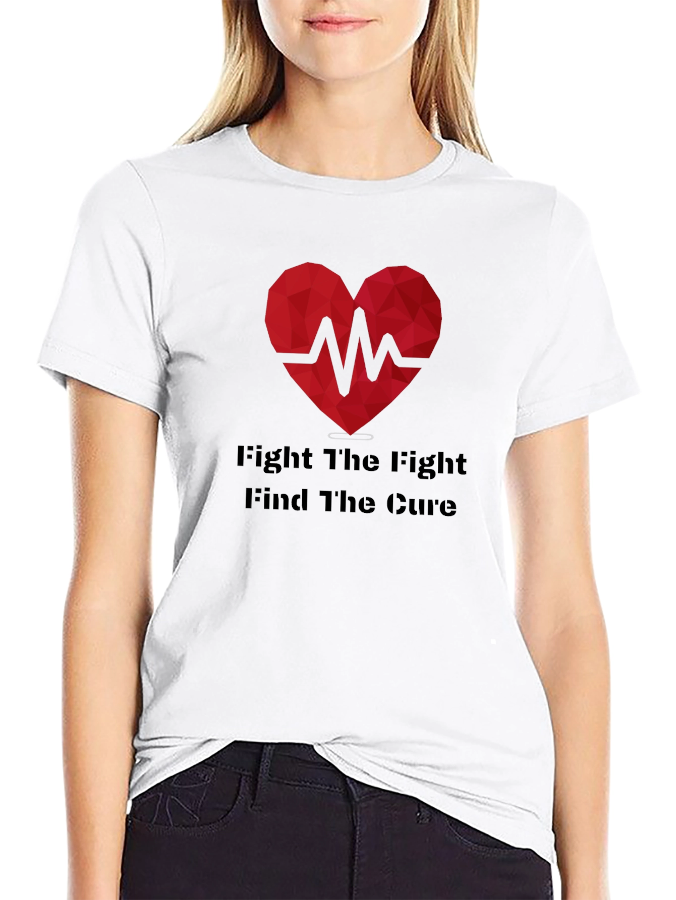Fight The Fight Find The Cure Graphic T-Shirt