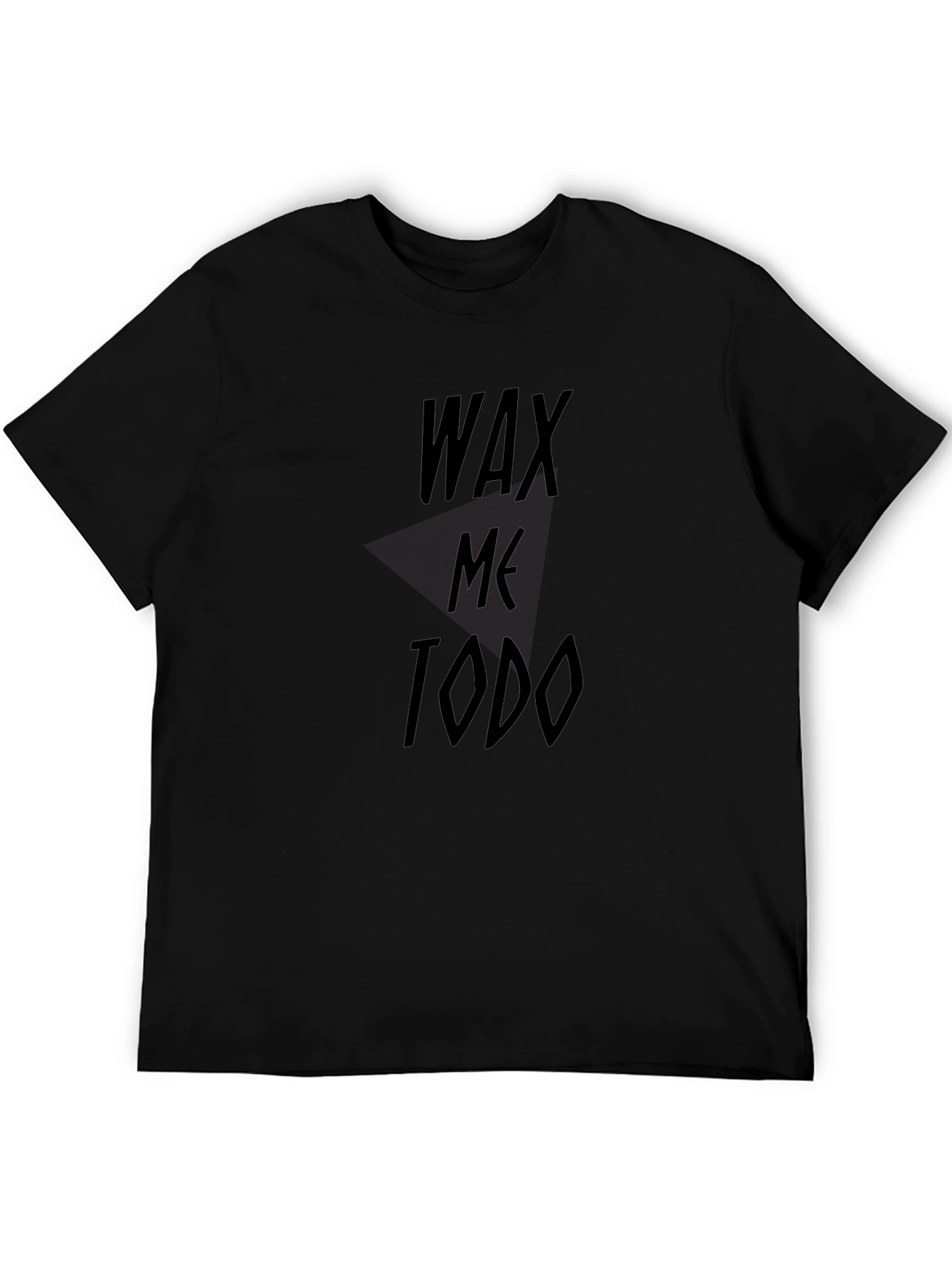 Wax Me Todo Black Graphic Tee