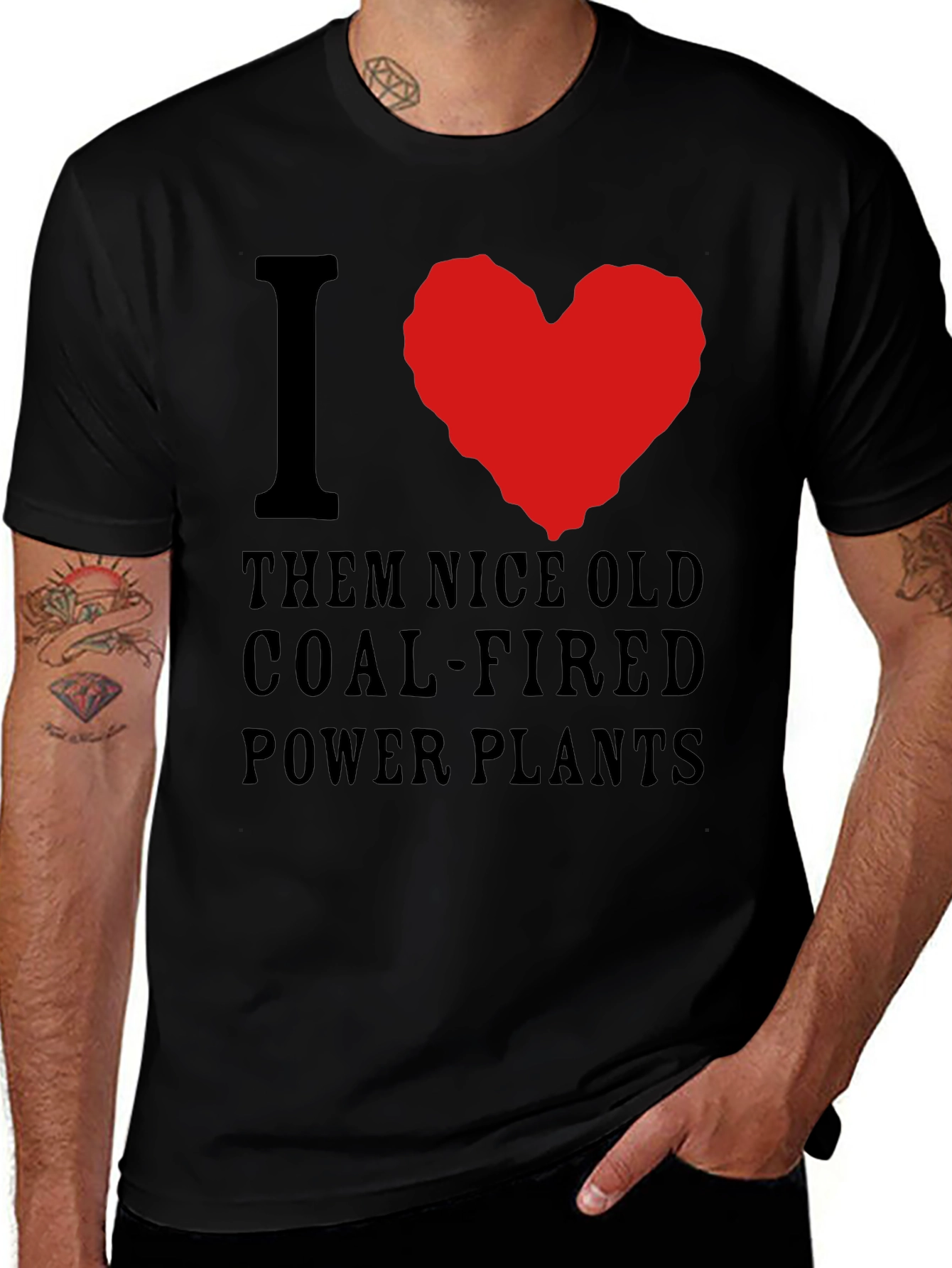 I Love Coal-Fired Power Plants T-Shirt