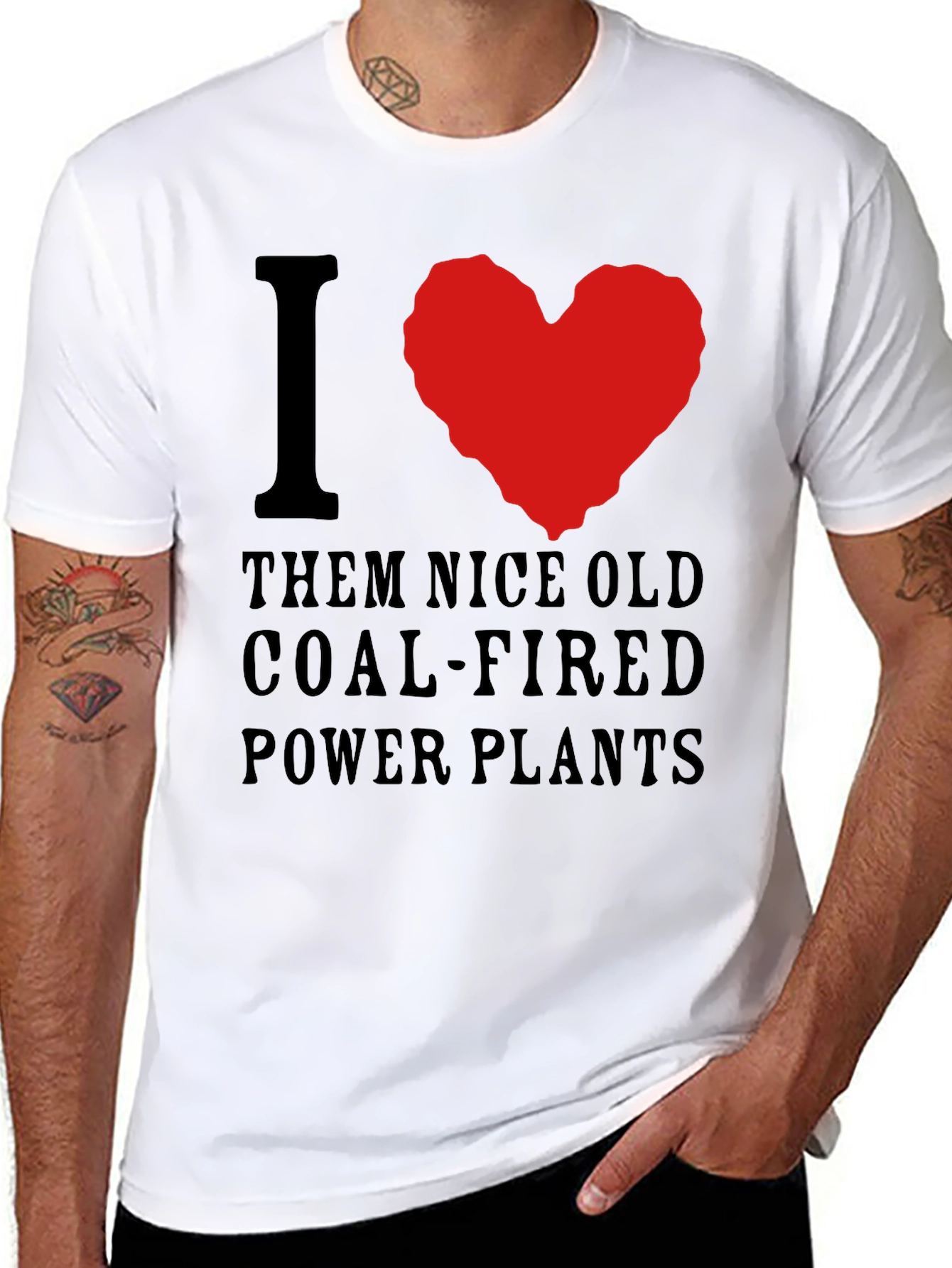 I Love Coal-Fired Power Plants T-Shirt