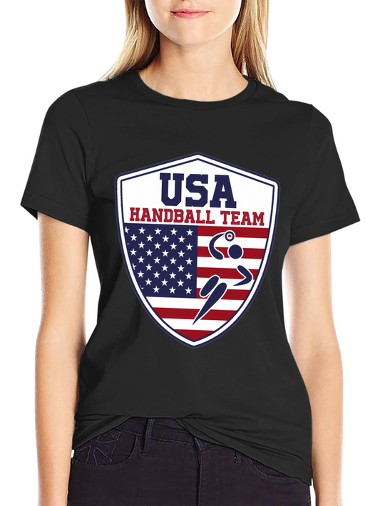 USA Handball Team T-Shirt Patriotic Design