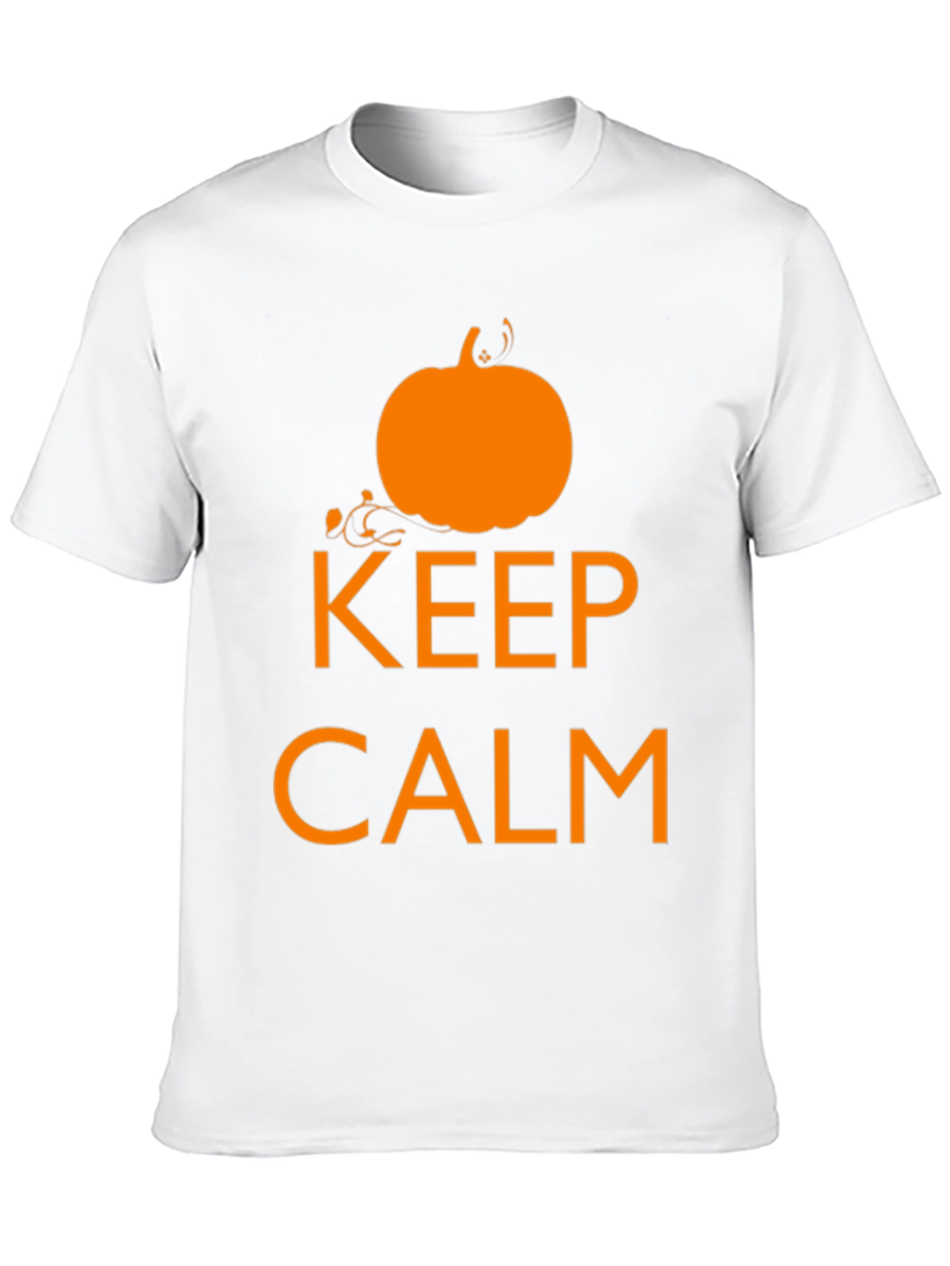 Keep Calm Pumpkin Graphic T-Shirt