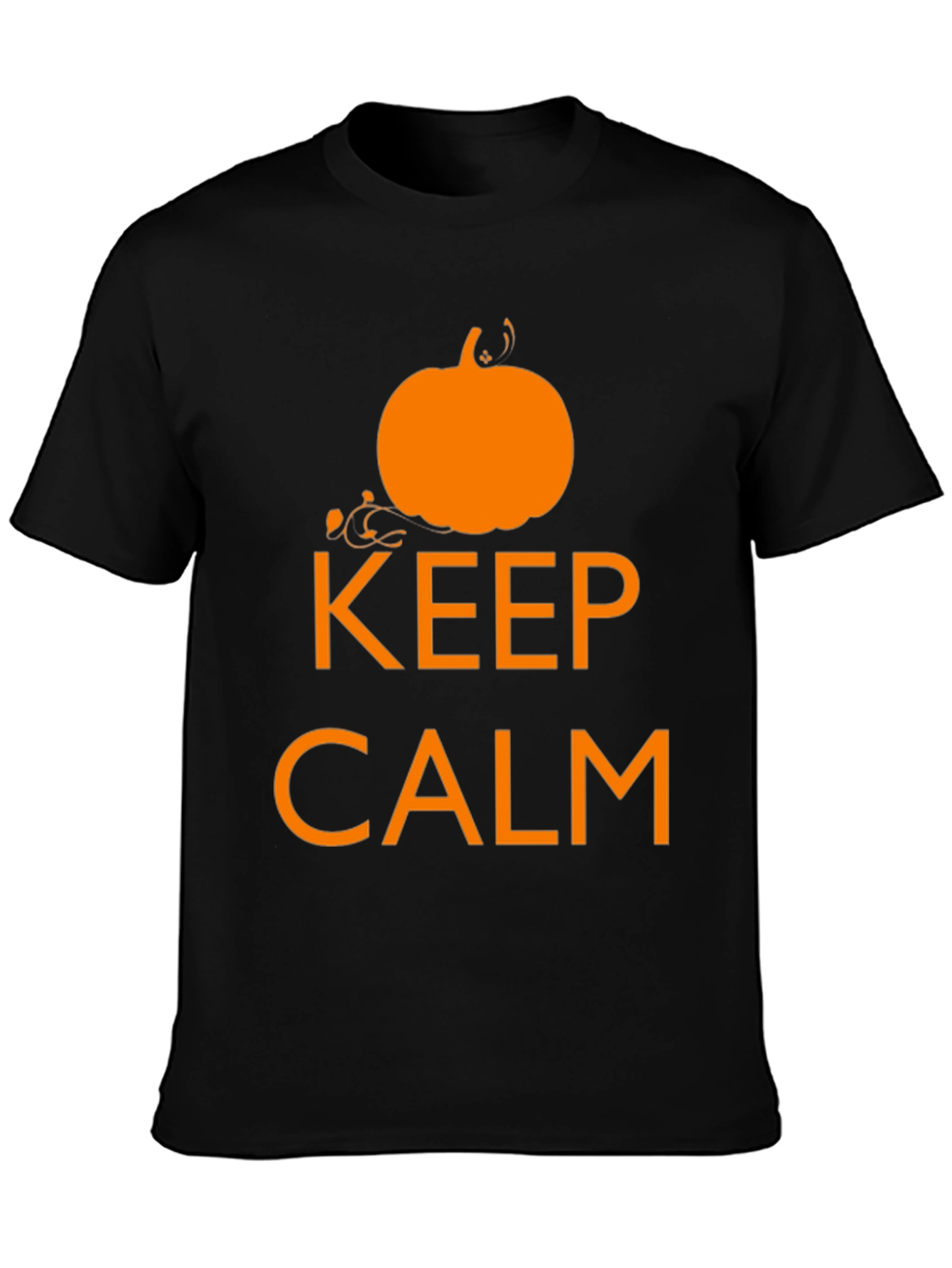 Keep Calm Pumpkin Graphic T-Shirt