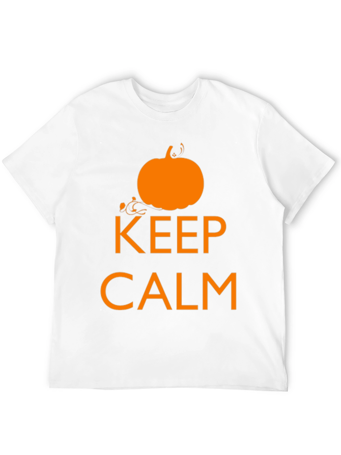 Keep Calm Pumpkin Graphic T-Shirt