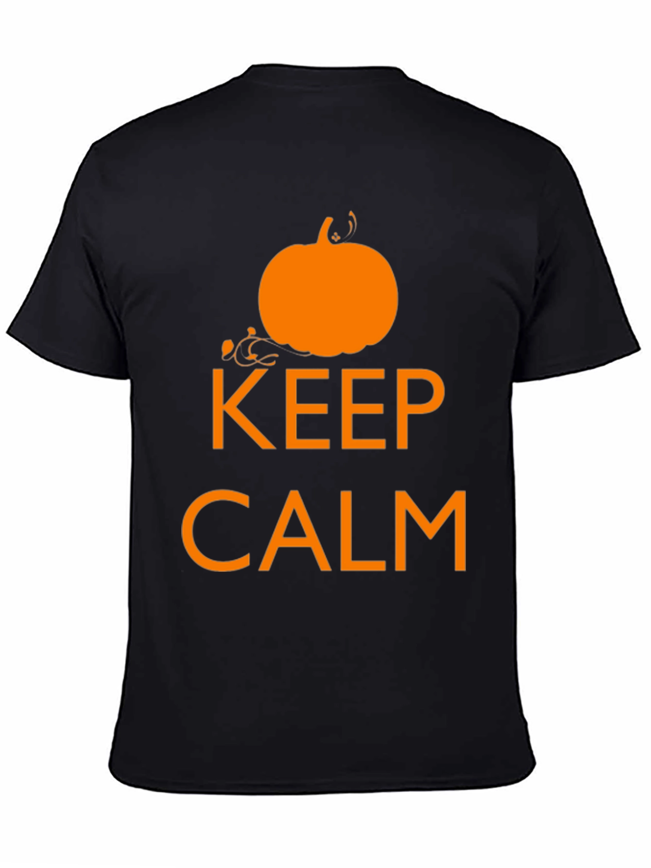 Keep Calm Pumpkin Graphic T-Shirt
