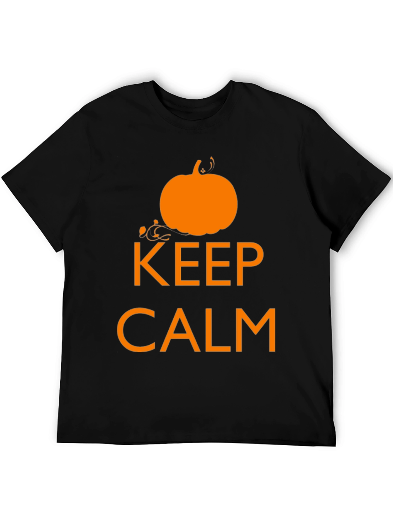 Keep Calm Pumpkin Graphic T-Shirt