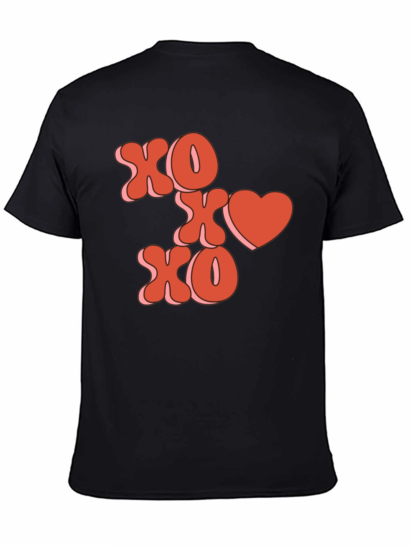 XOXO Heart Graphic Tee - Valentines Day Shirt