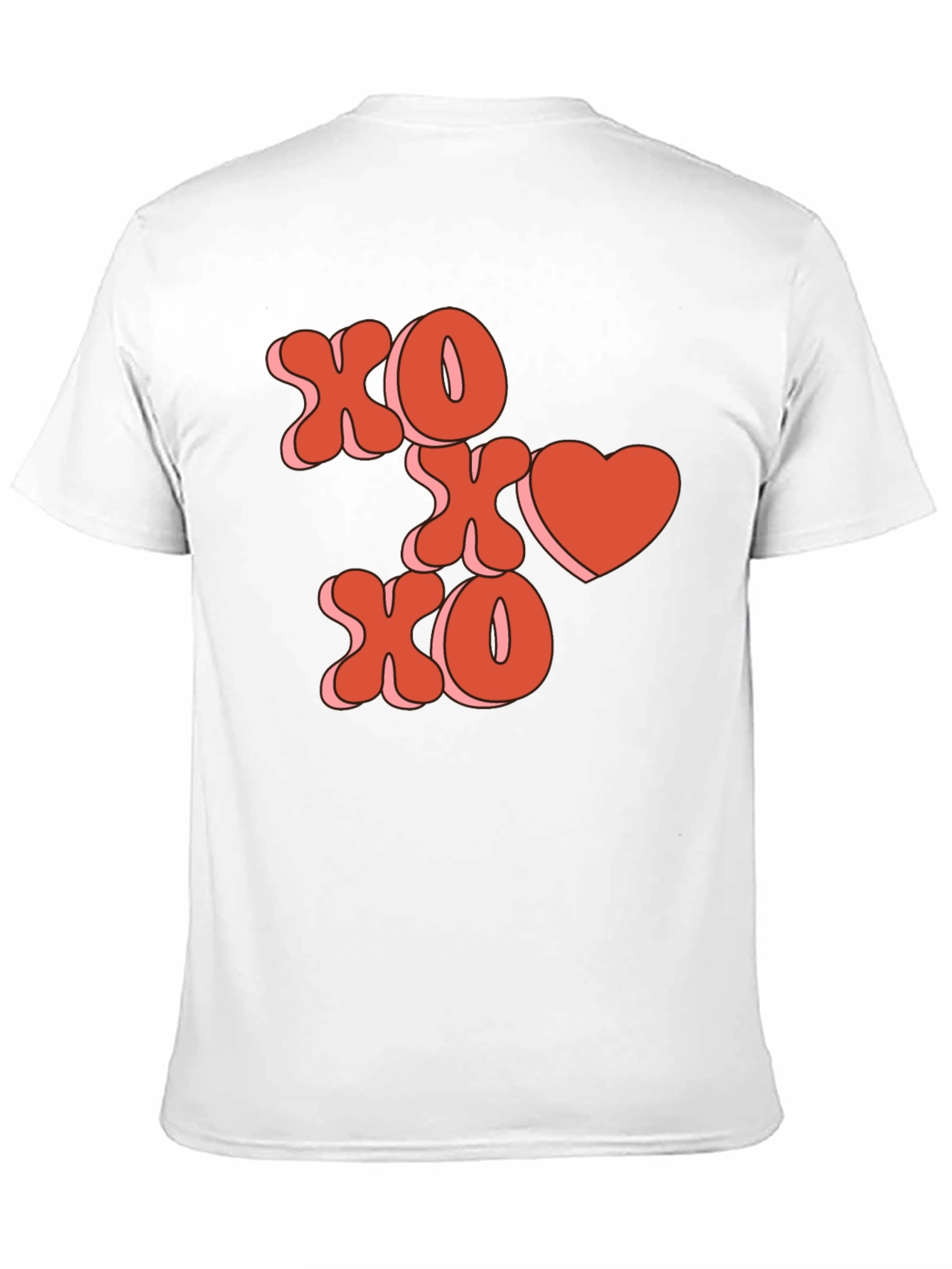 XOXO Heart Graphic Tee - Valentines Day Shirt