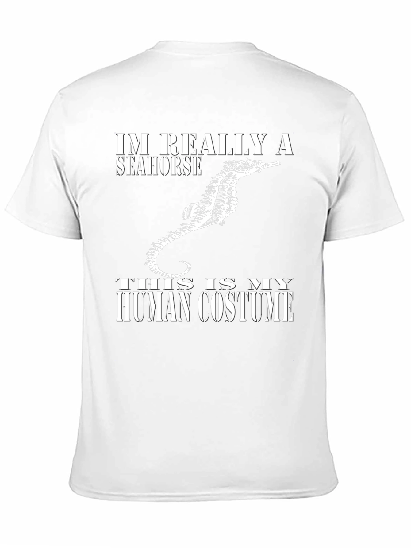 Funny Seahorse Human Costume T-Shirt