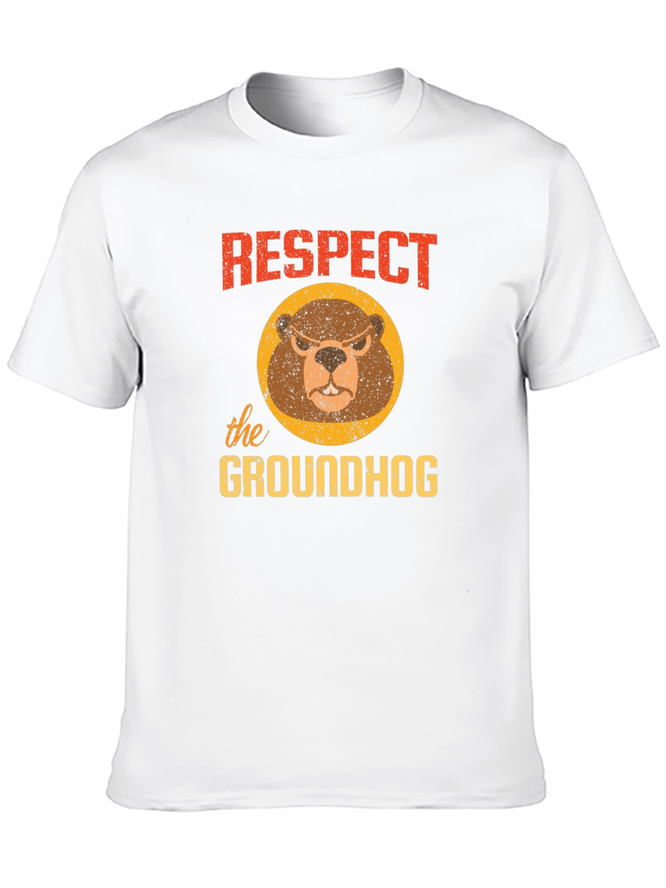 Respect the Groundhog Graphic Tee