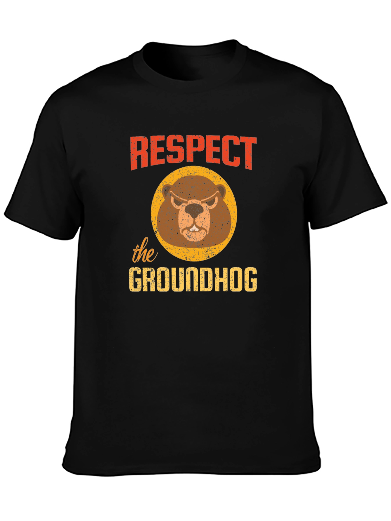Respect the Groundhog Graphic Tee