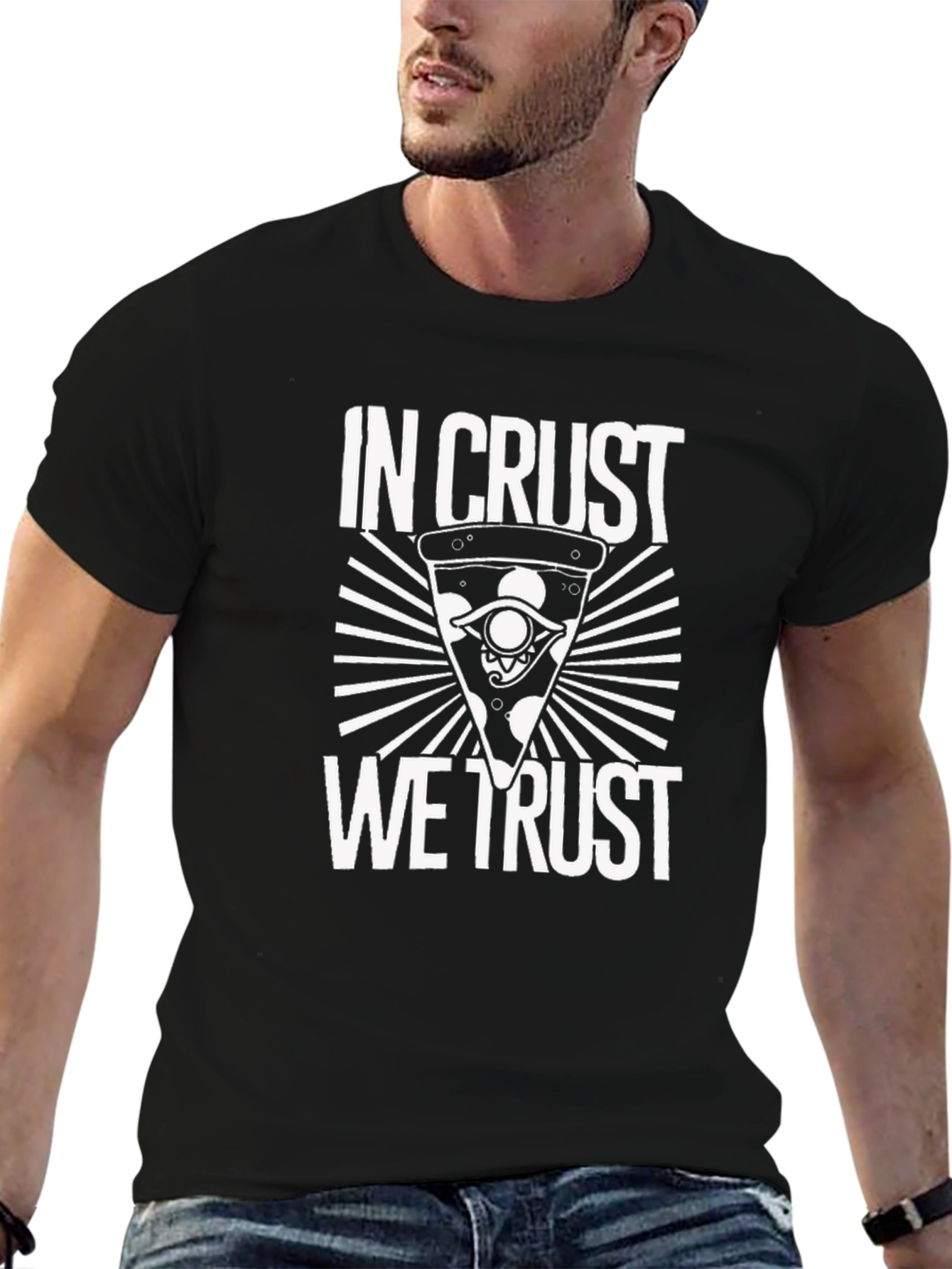 In Crust We Trust Pizza T-Shirt