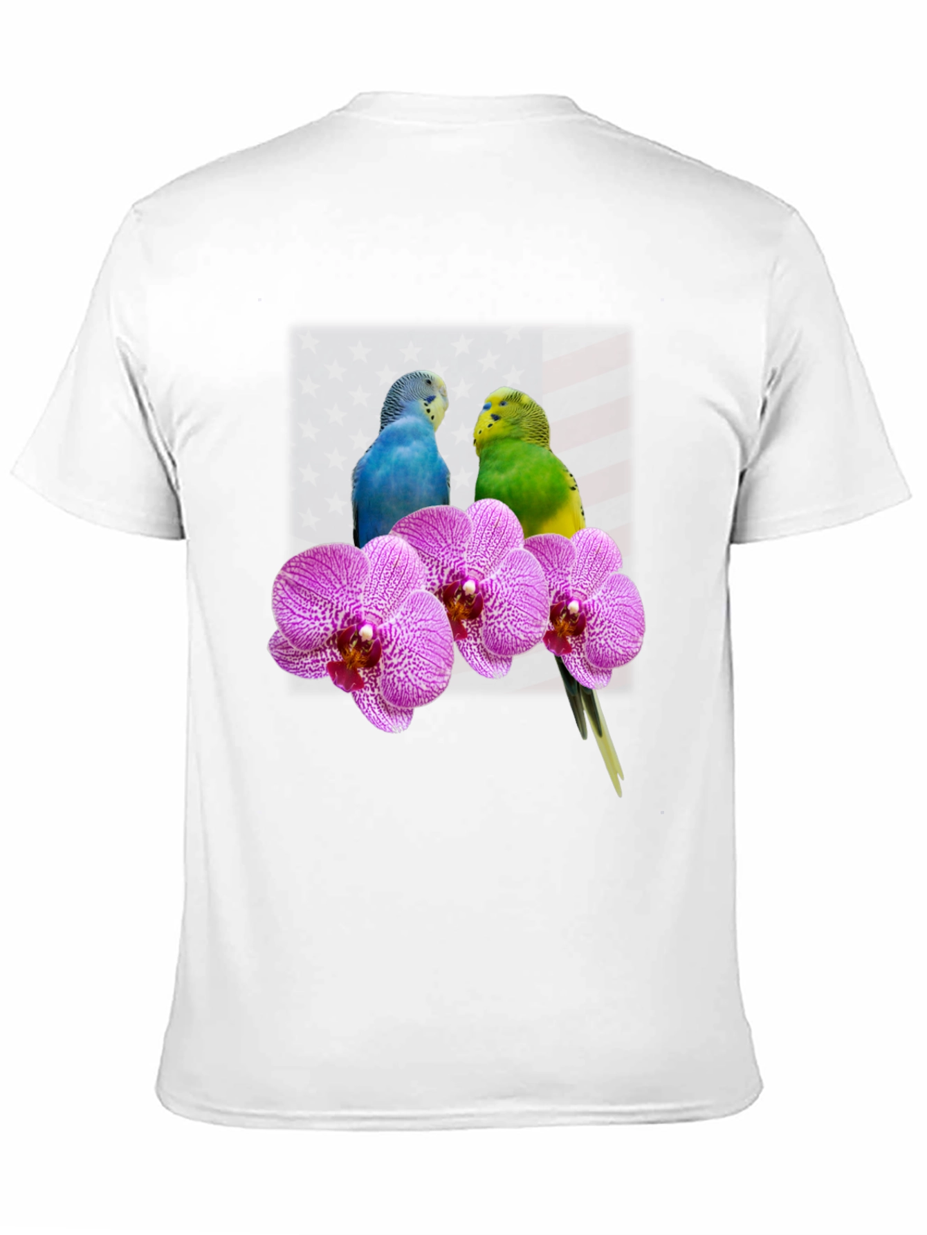 Parrot & Orchid Graphic Tee