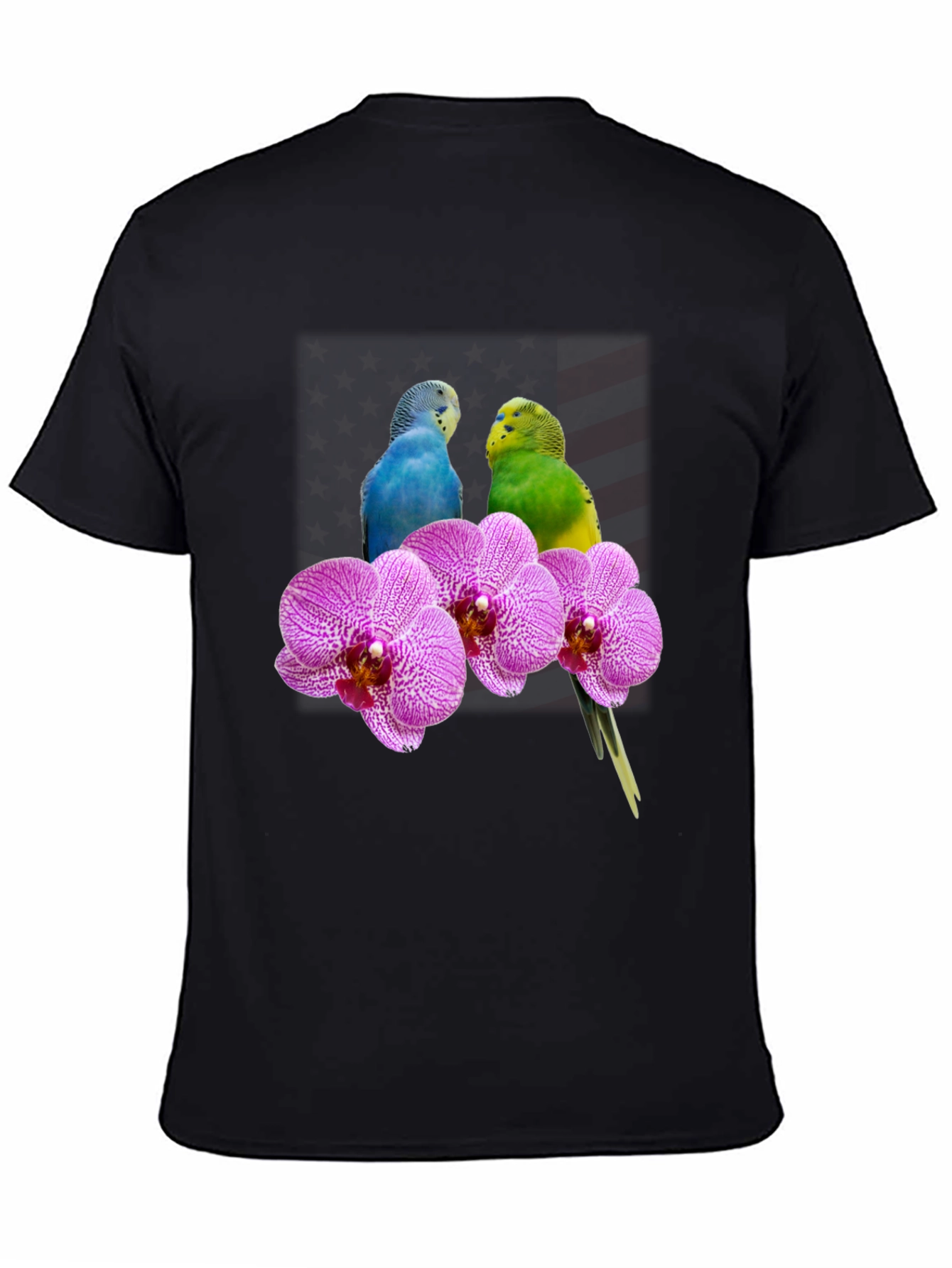 Parrot & Orchid Graphic Tee